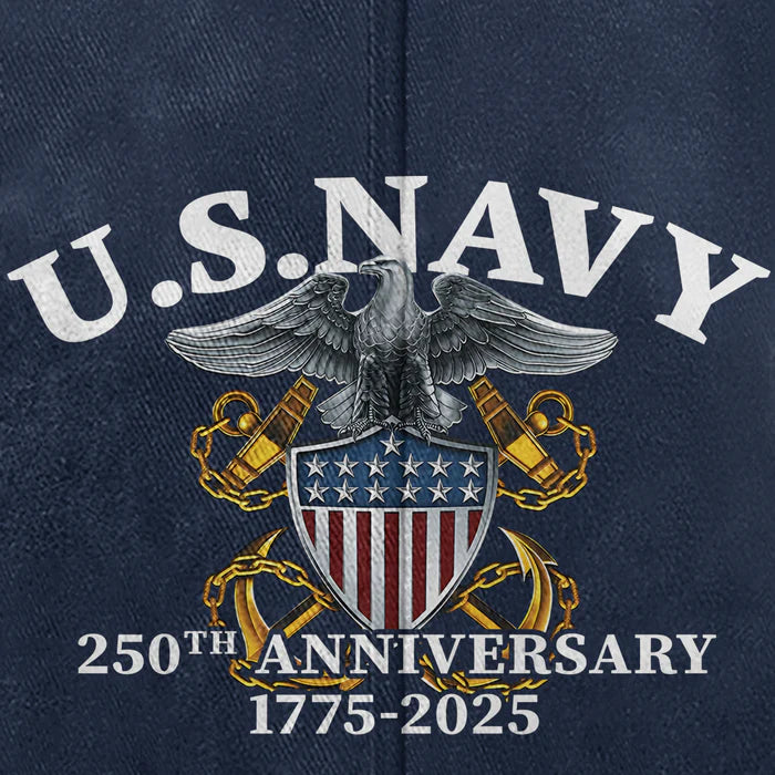 NAVY 250TH ANNIVERSARY WASHED CAP