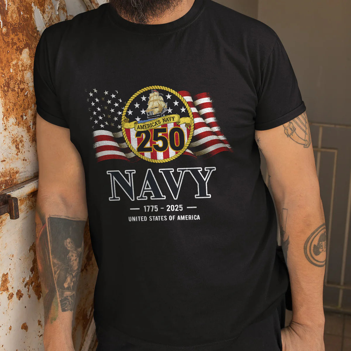 US Navy 250 United States Of America Classic T-Shirt