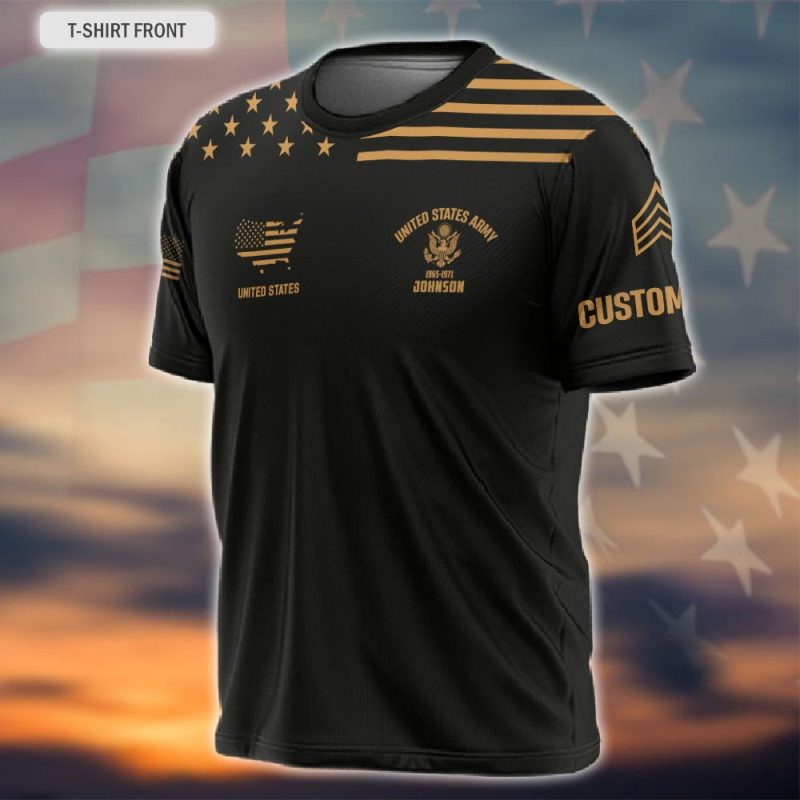 Customized U.S Veteran #T0333 – T-shirt 2