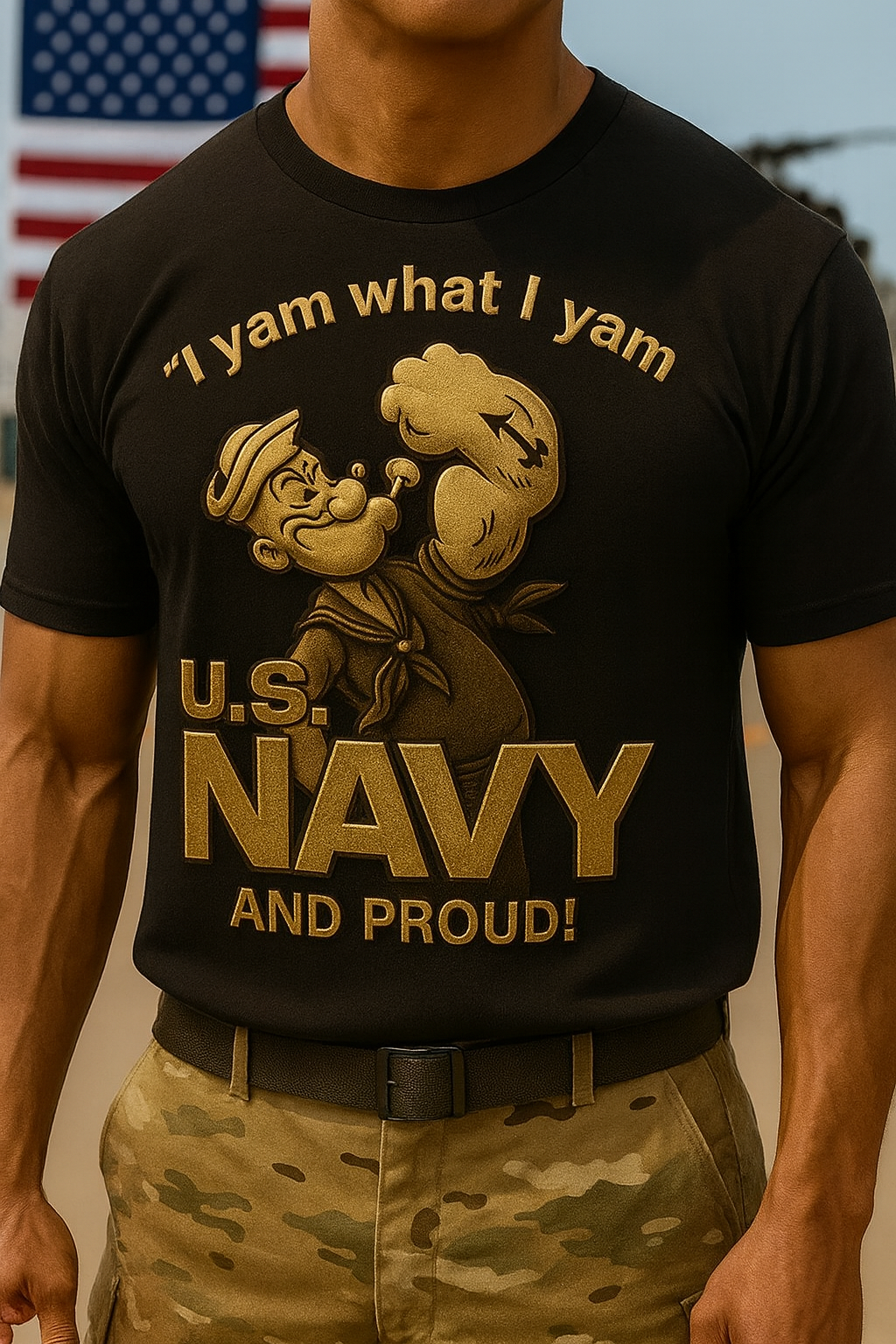 250th Anniversary Navy Commemorative Short Sleeve T-Shirt