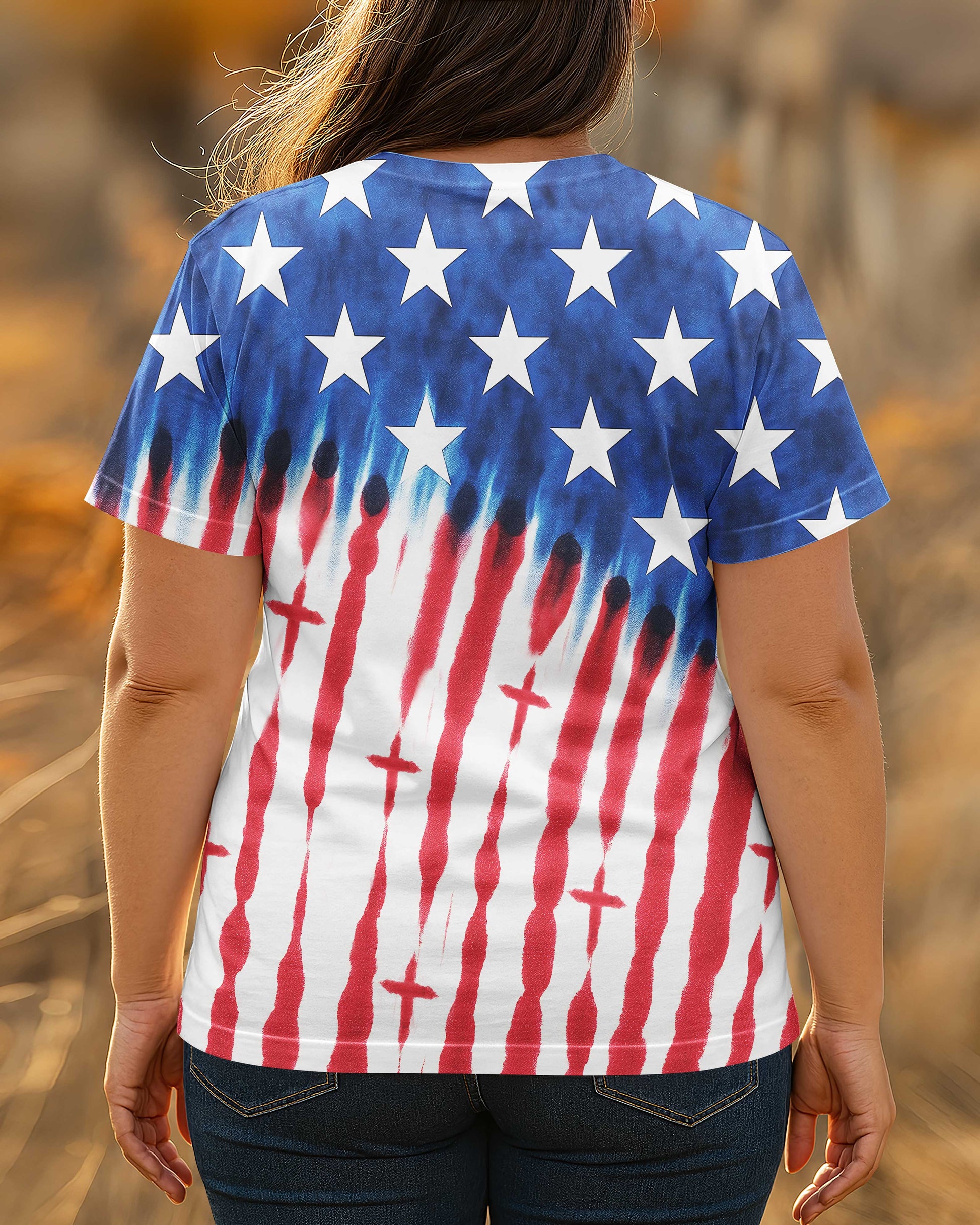 Faith In The Flag All Over Print T-Shirt