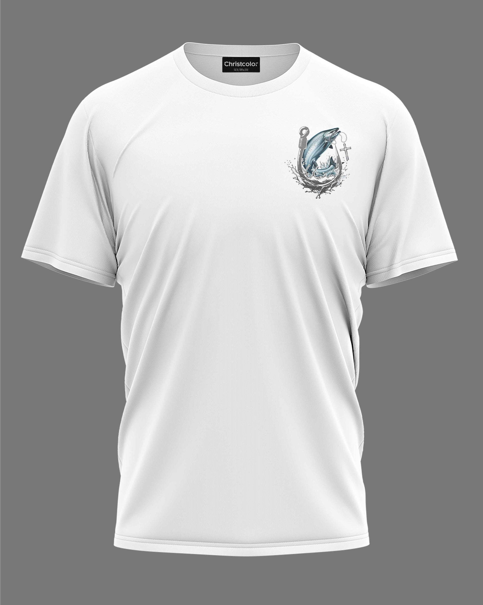 I Like Fishing And Believe In Jesus All Over Print T-Shirt