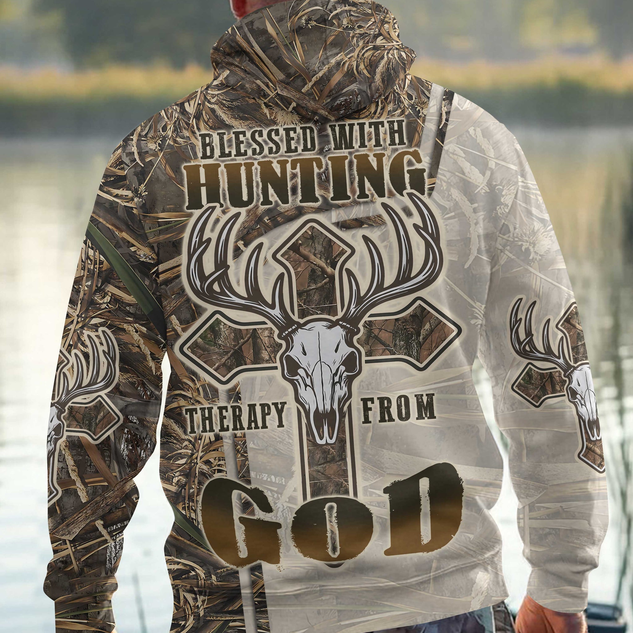 Blessed With Hunting Therapy From God Shirt