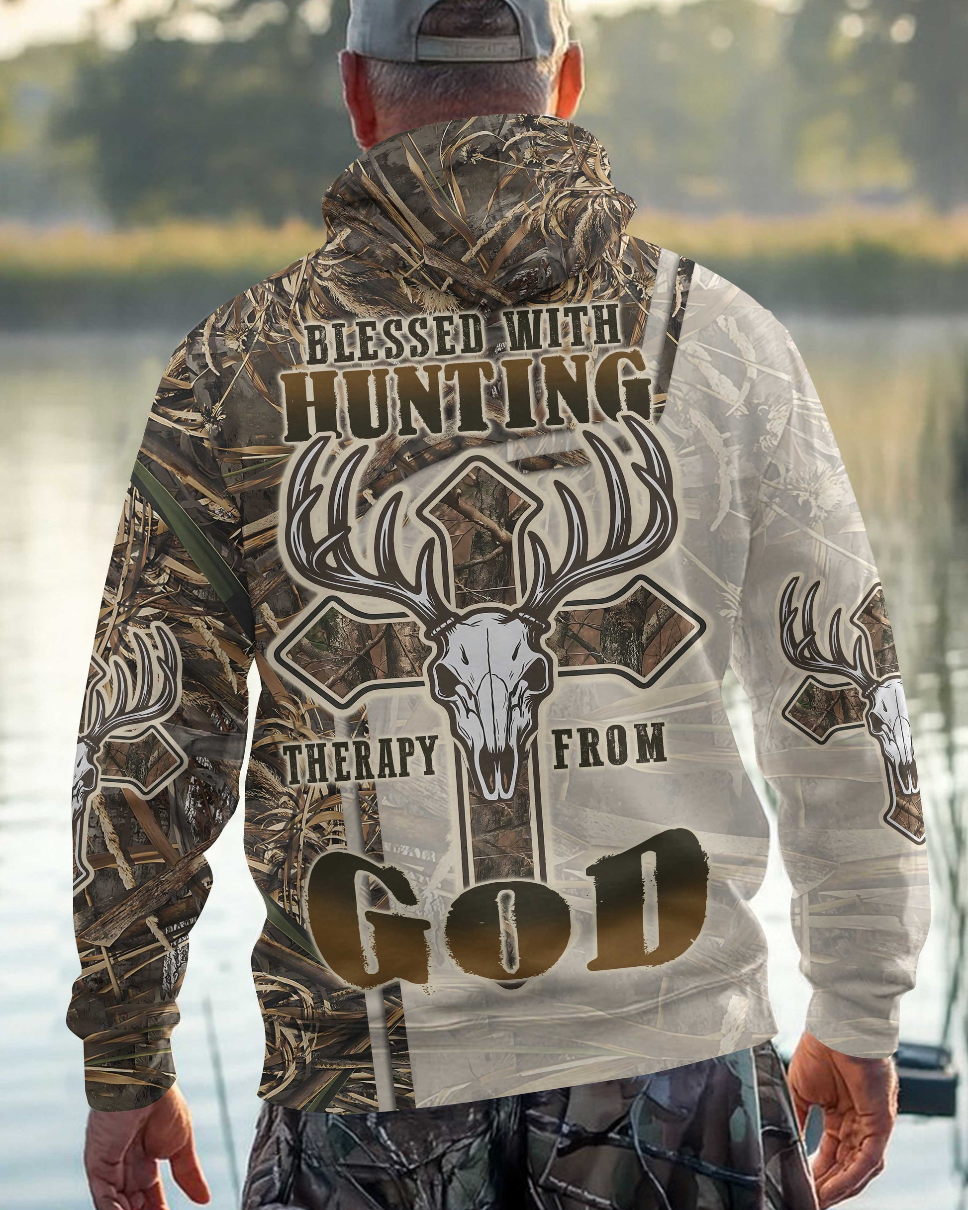Blessed With Hunting Therapy From God Shirt
