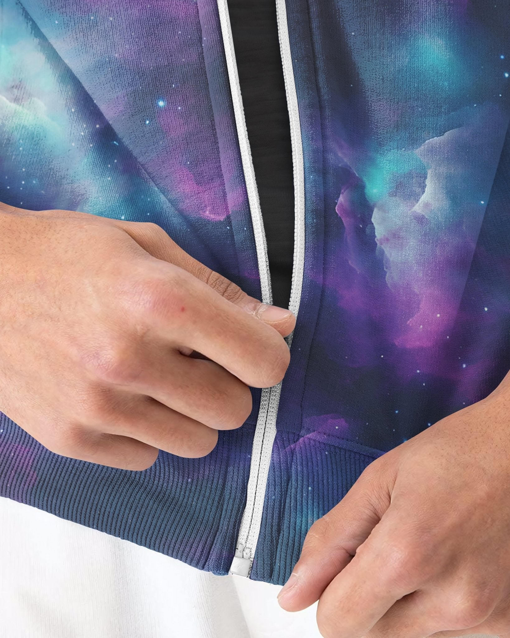 For We Walk By Faith Not By Sight All Over Print Zip Hoodie