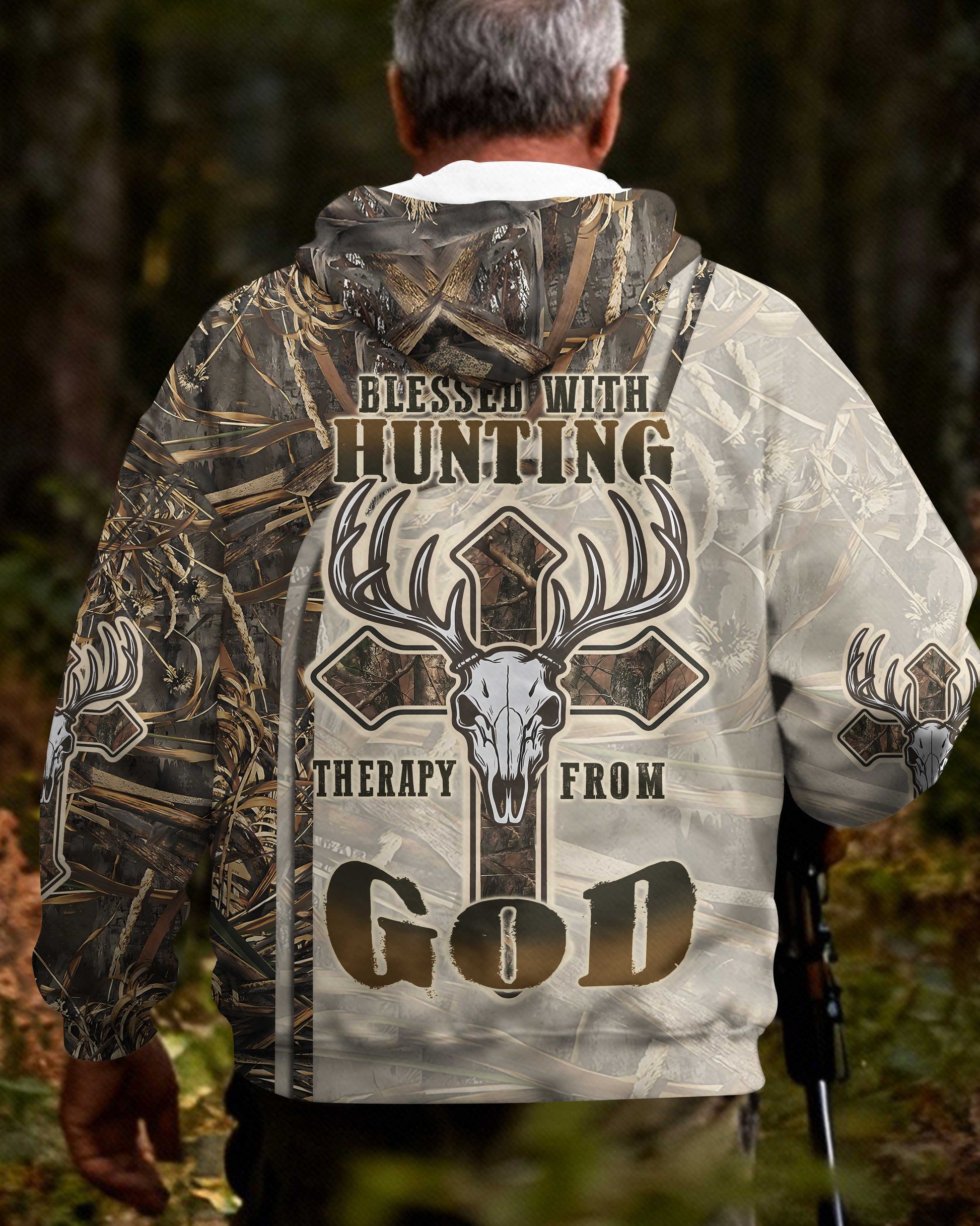 Blessed With Hunting Therapy From God Shirt