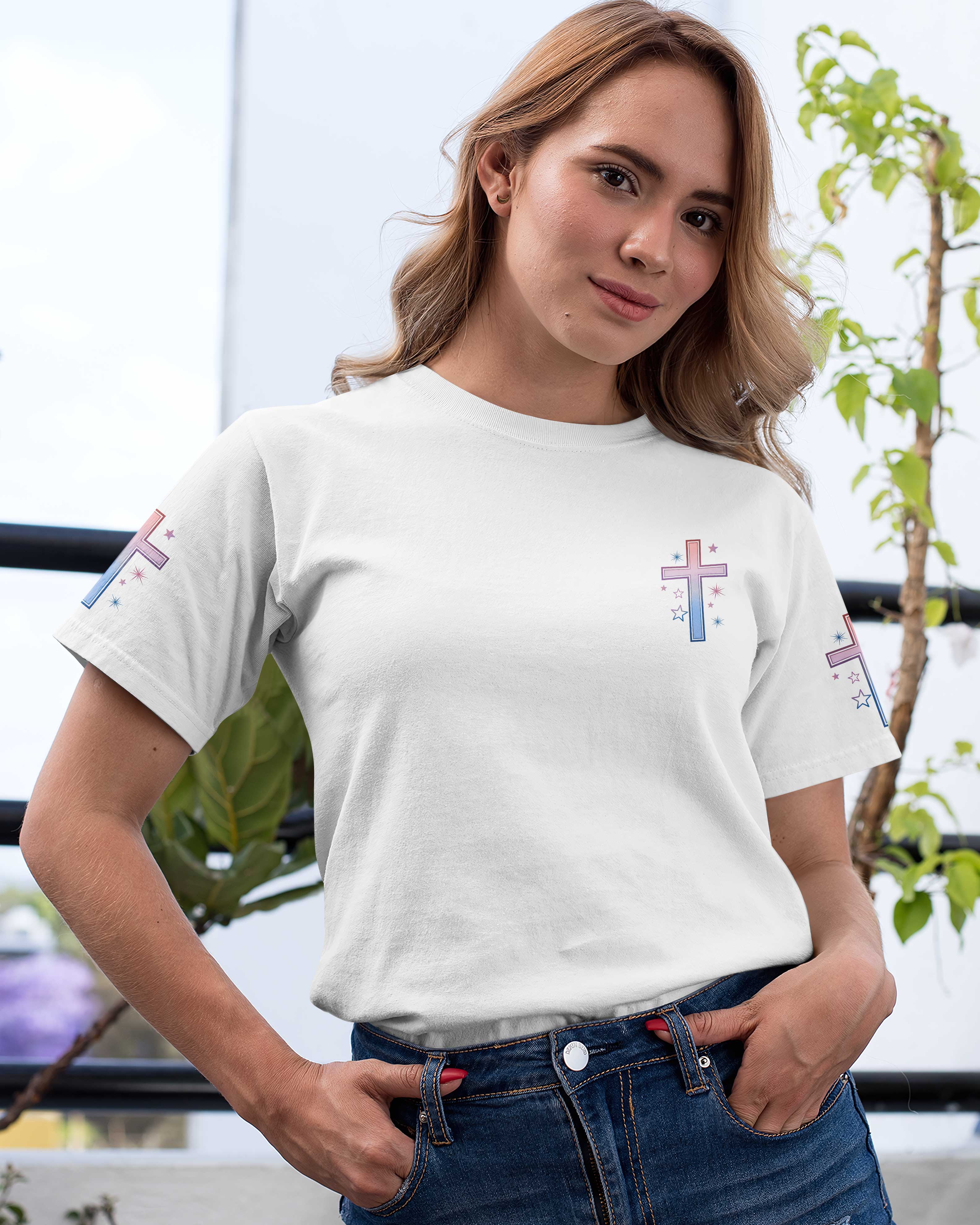 Blessed Are The Curious For They Shall Have Adventures All Over Print T-Shirt