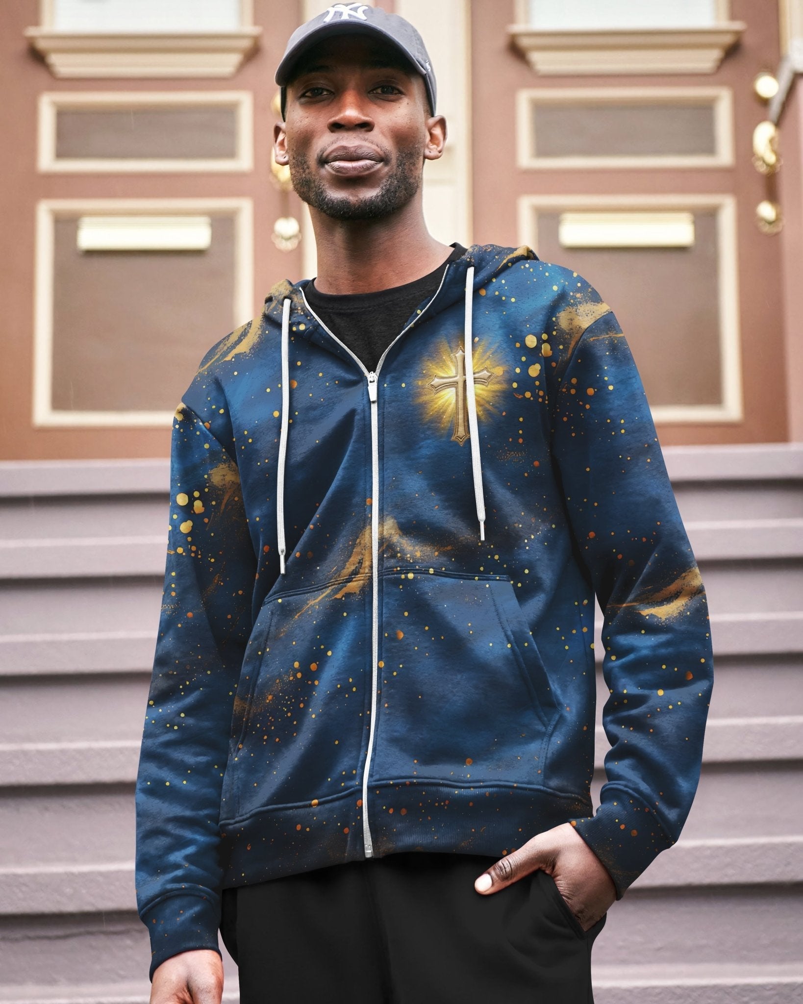 Faith Hope Love & Salvation All Over Print Zip Hoodie