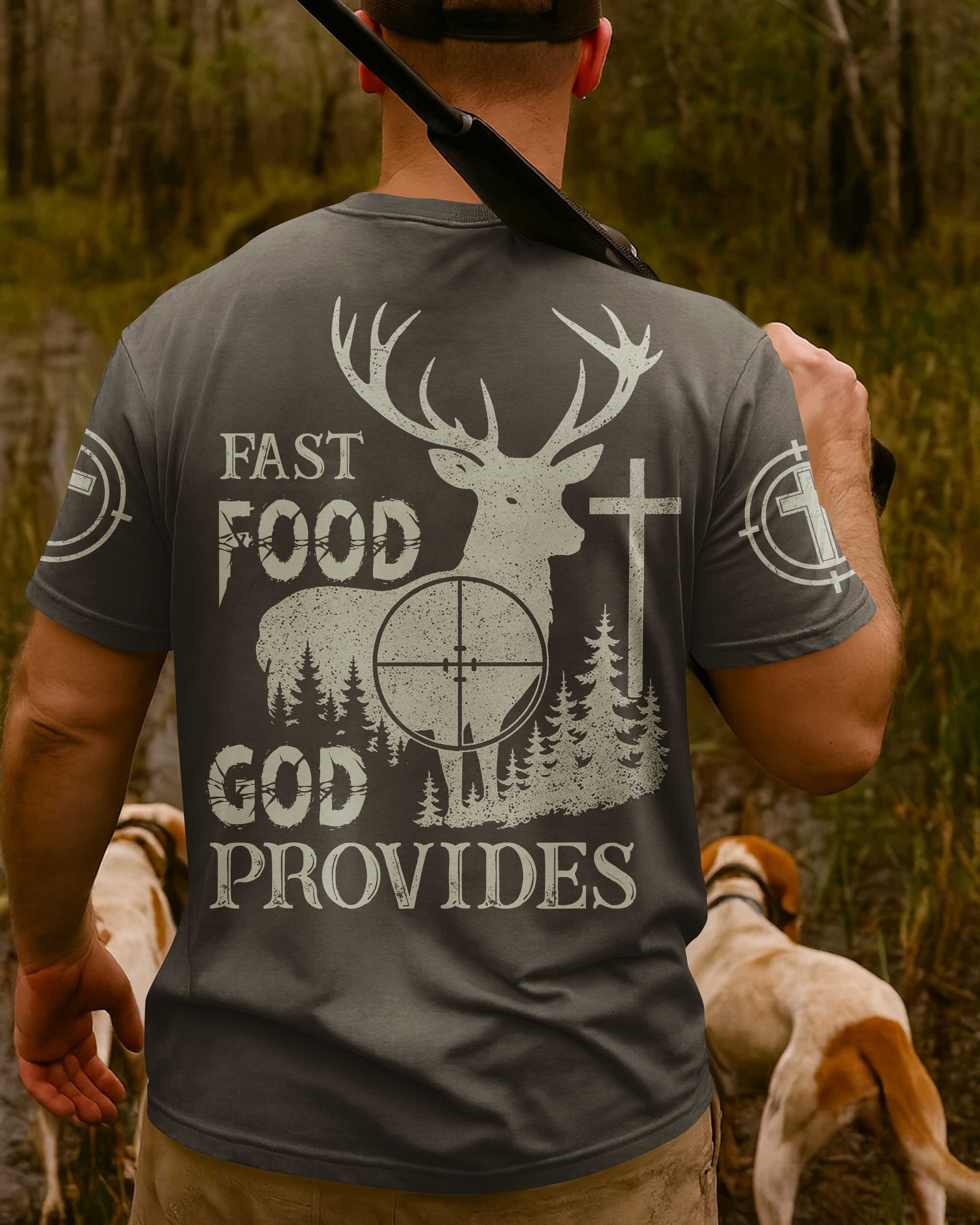 Fast Food God Provides Shirt