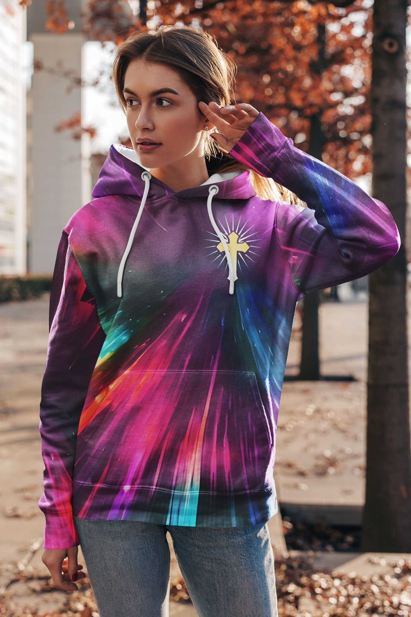 For God So Loved The World All Over Print Hoodie