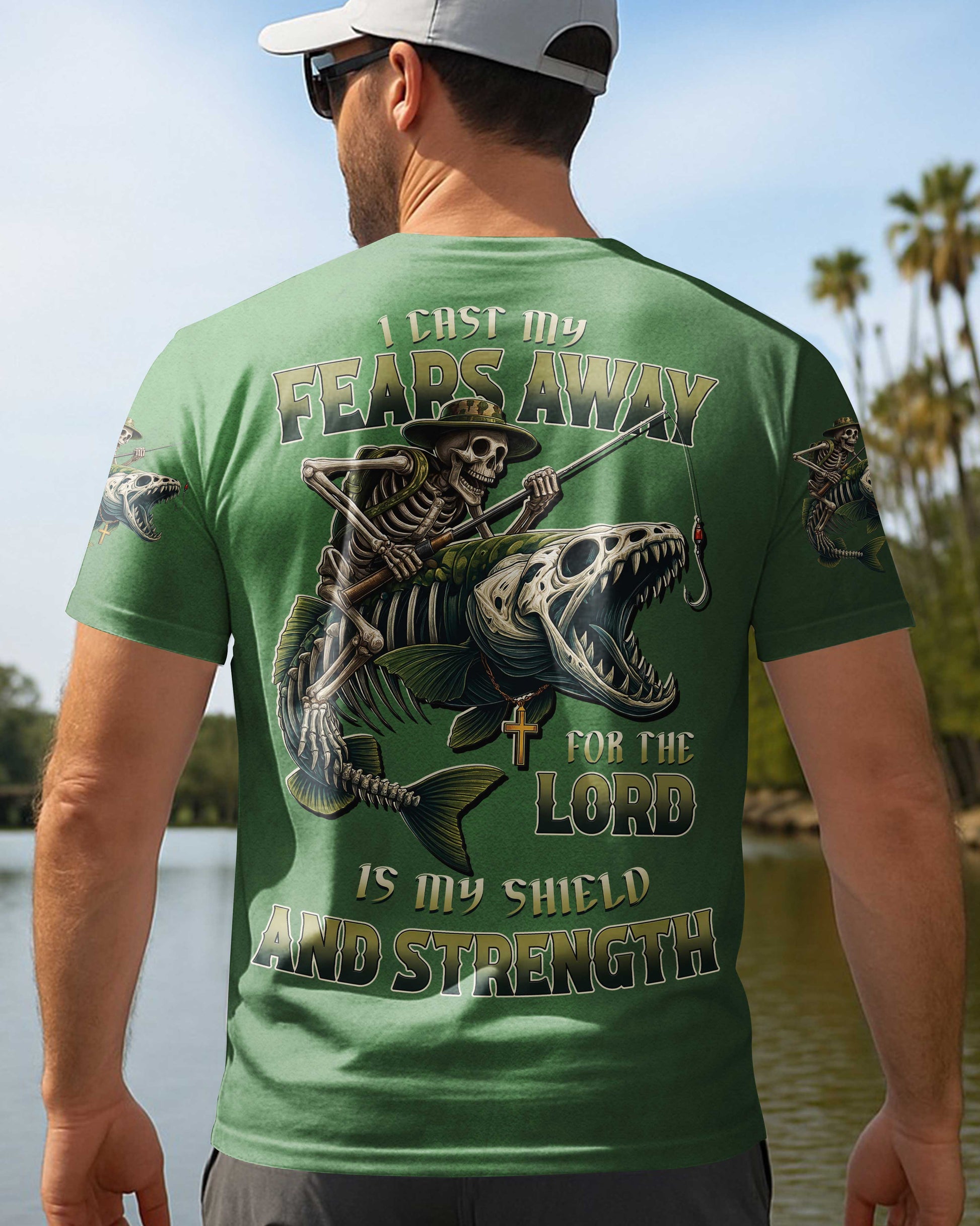 I Cast My Fears Away For The Lord Is My Shield And Strength T-Shirt