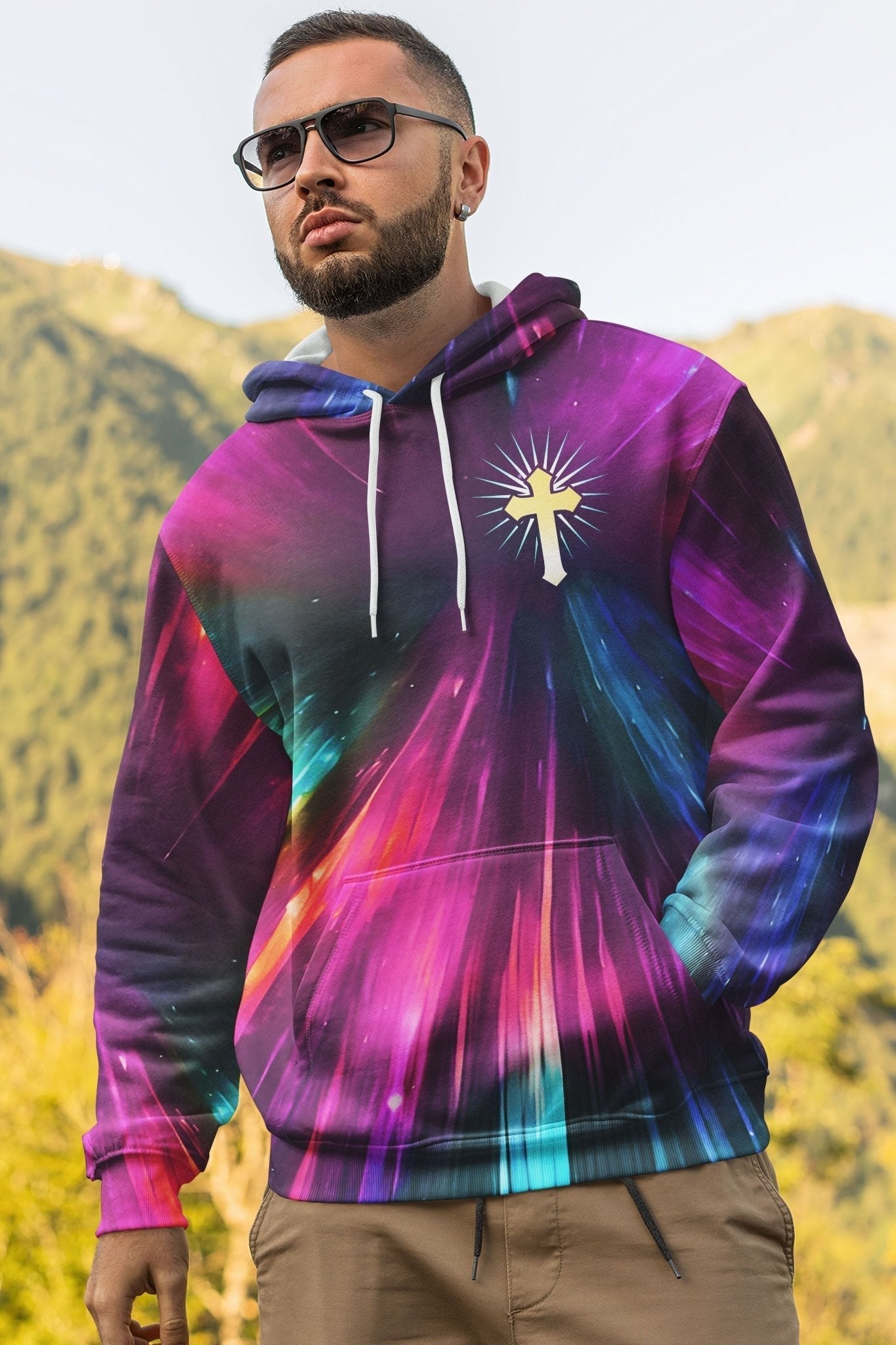 For God So Loved The World All Over Print Hoodie