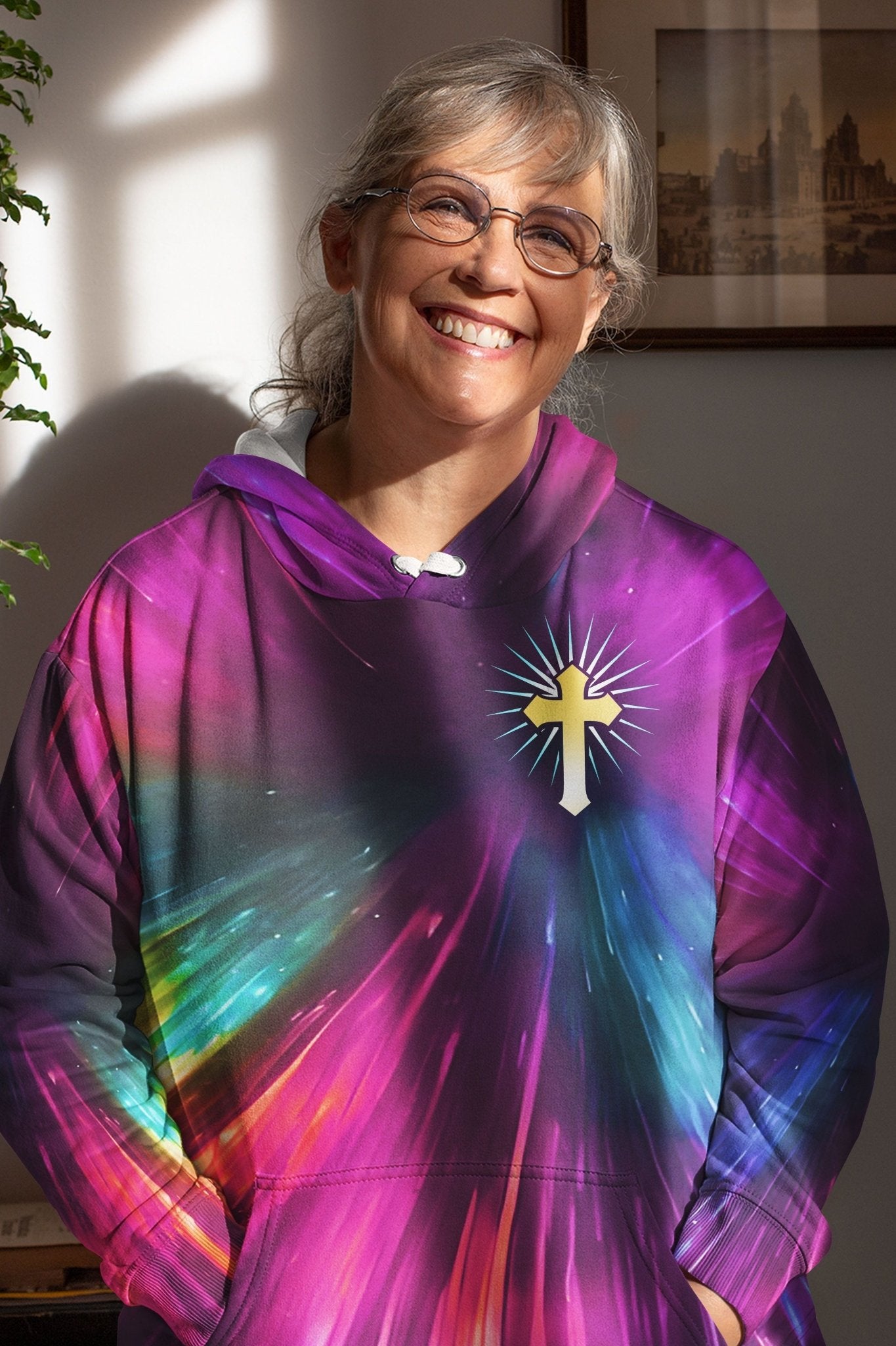 For God So Loved The World All Over Print Hoodie