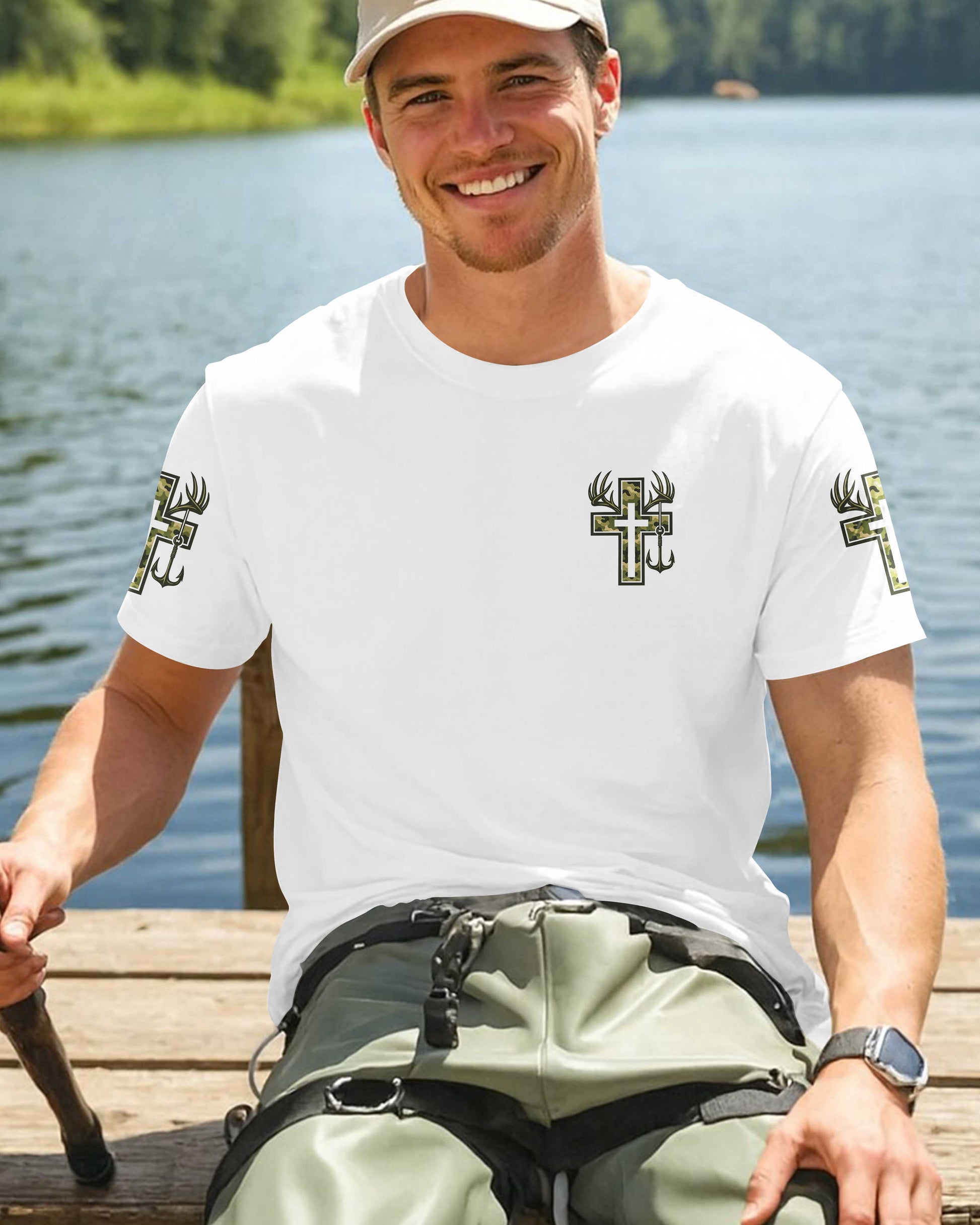 Jesus Made Me A Fisher Of Men I Can Catch He Cleans Shirt