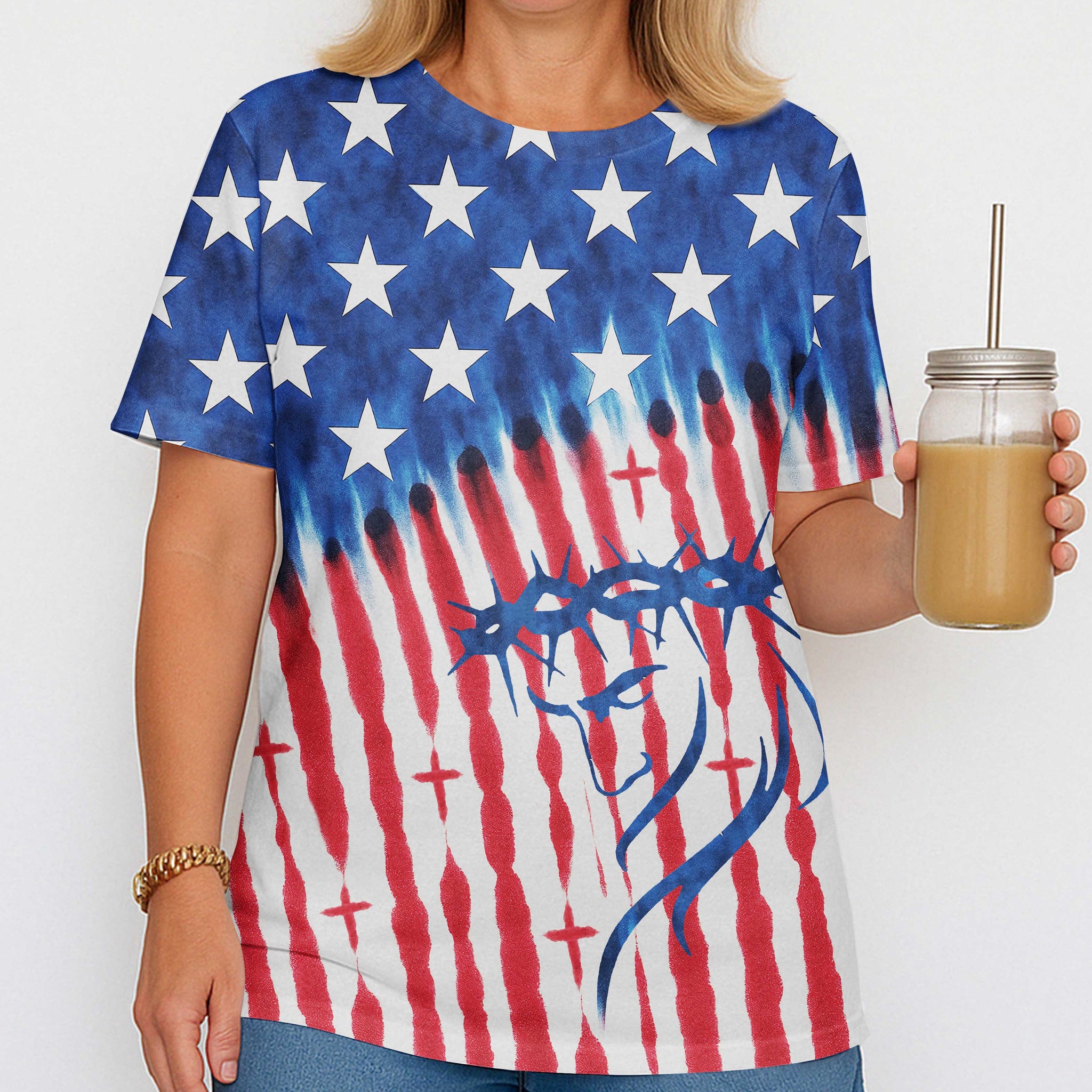 Faith In The Flag All Over Print T-Shirt