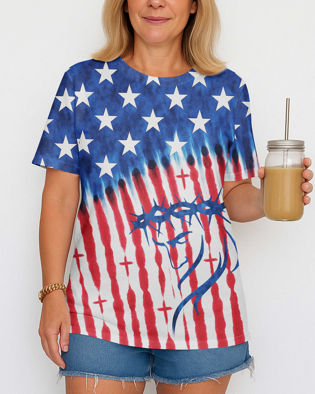 Faith In The Flag All Over Print T-Shirt