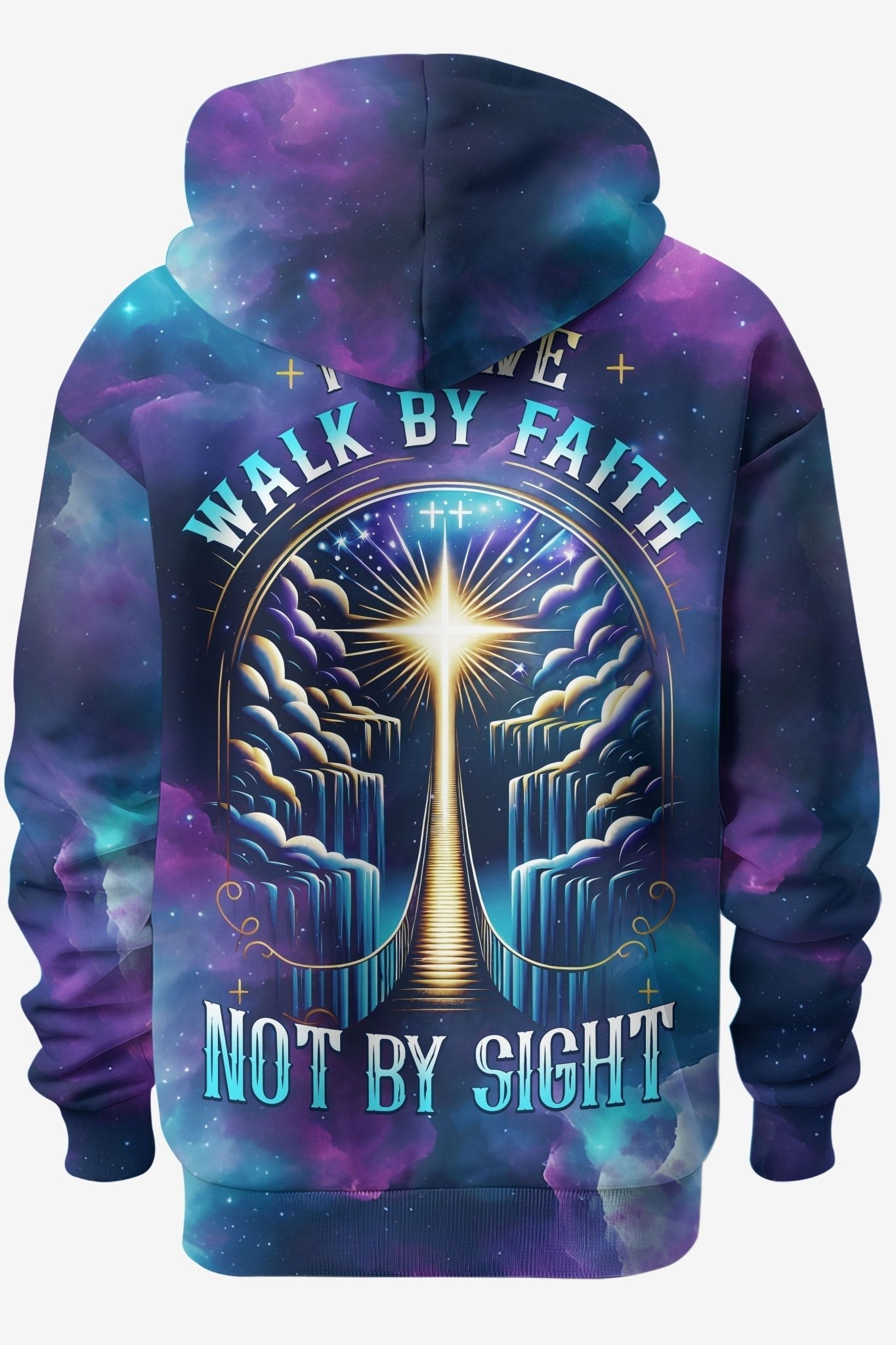 For We Walk By Faith Not By Sight All Over Print Hoodie