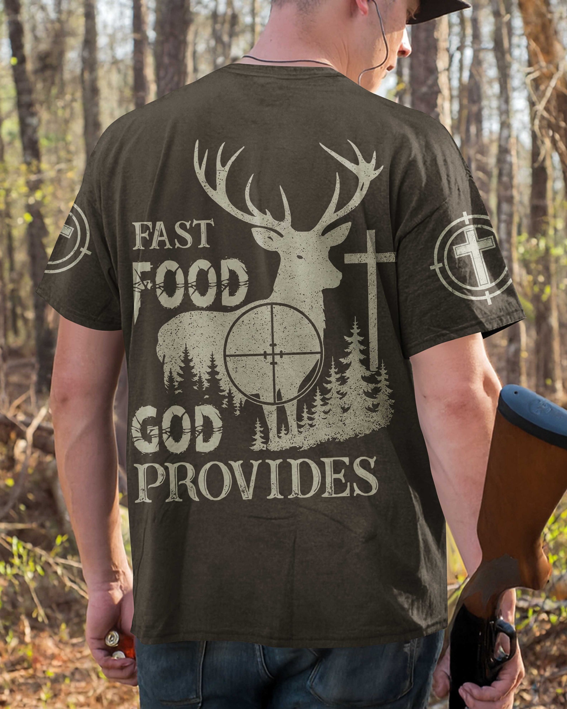 Fast Food God Provides Shirt