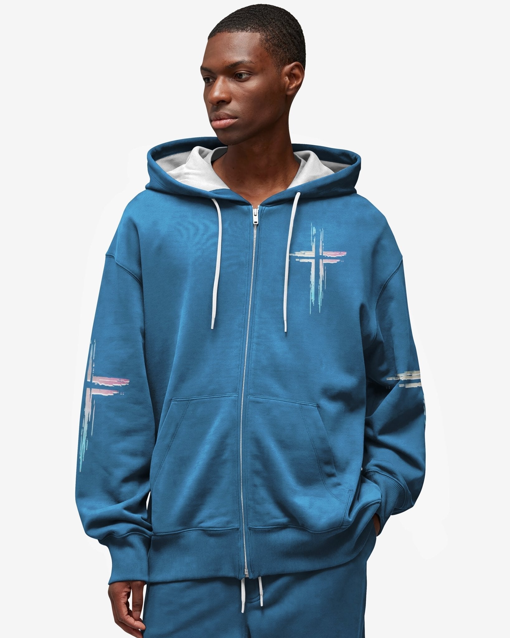 Unchanging In A Changing World All Over Print Zip Hoodie