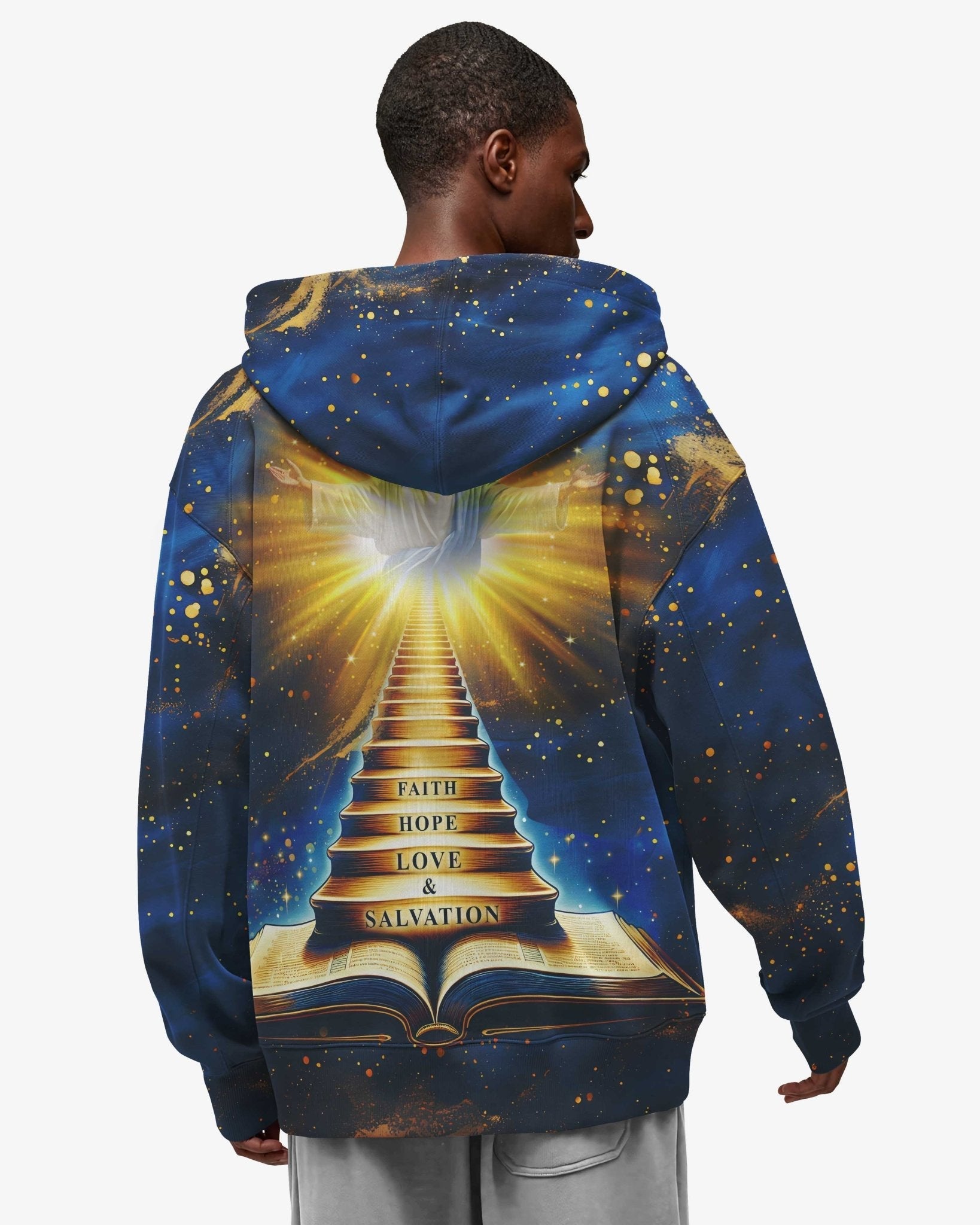 Faith Hope Love & Salvation All Over Print Zip Hoodie