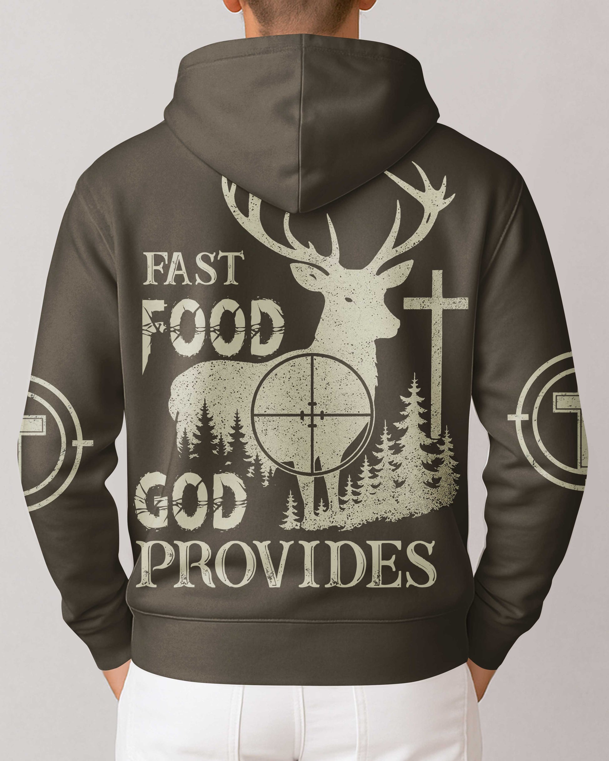 Fast Food God Provides Shirt