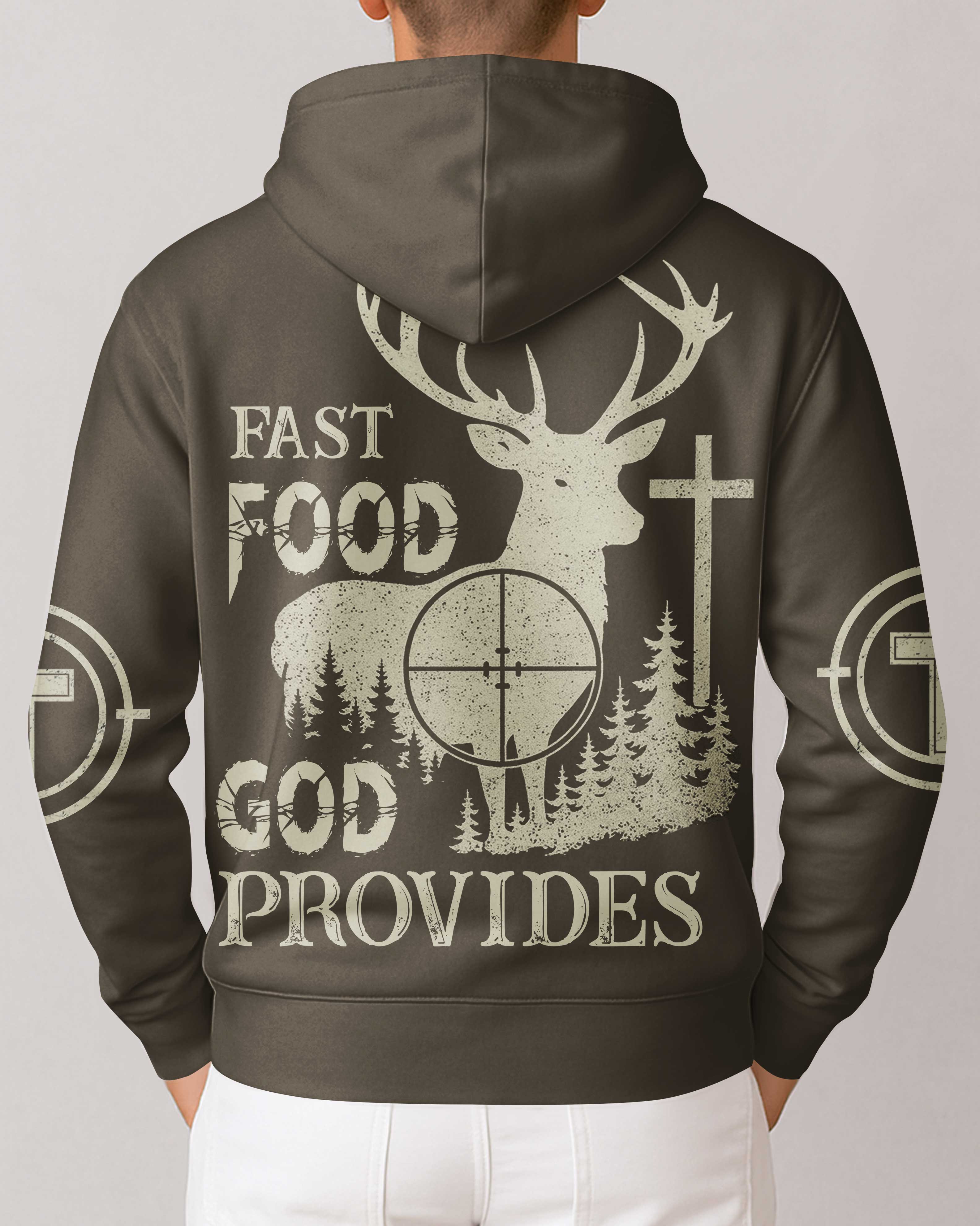 Fast Food God Provides Shirt