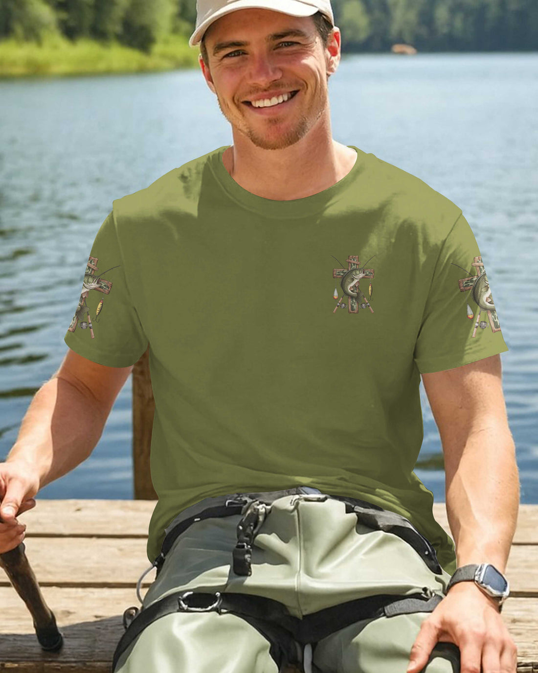 Jesus Is My Savior Fishing Is My Therapy Shirt