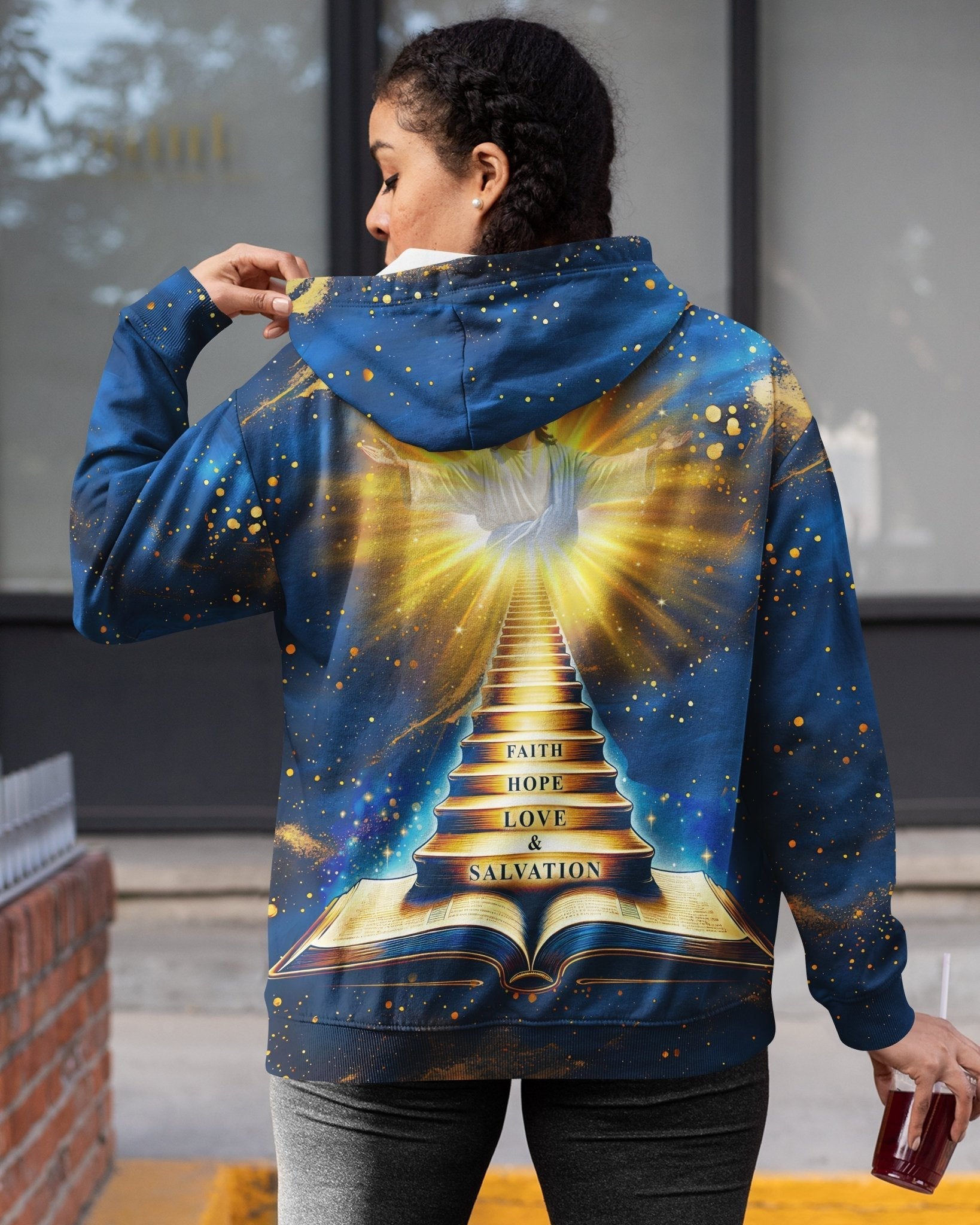 Faith Hope Love & Salvation All Over Print Hoodie