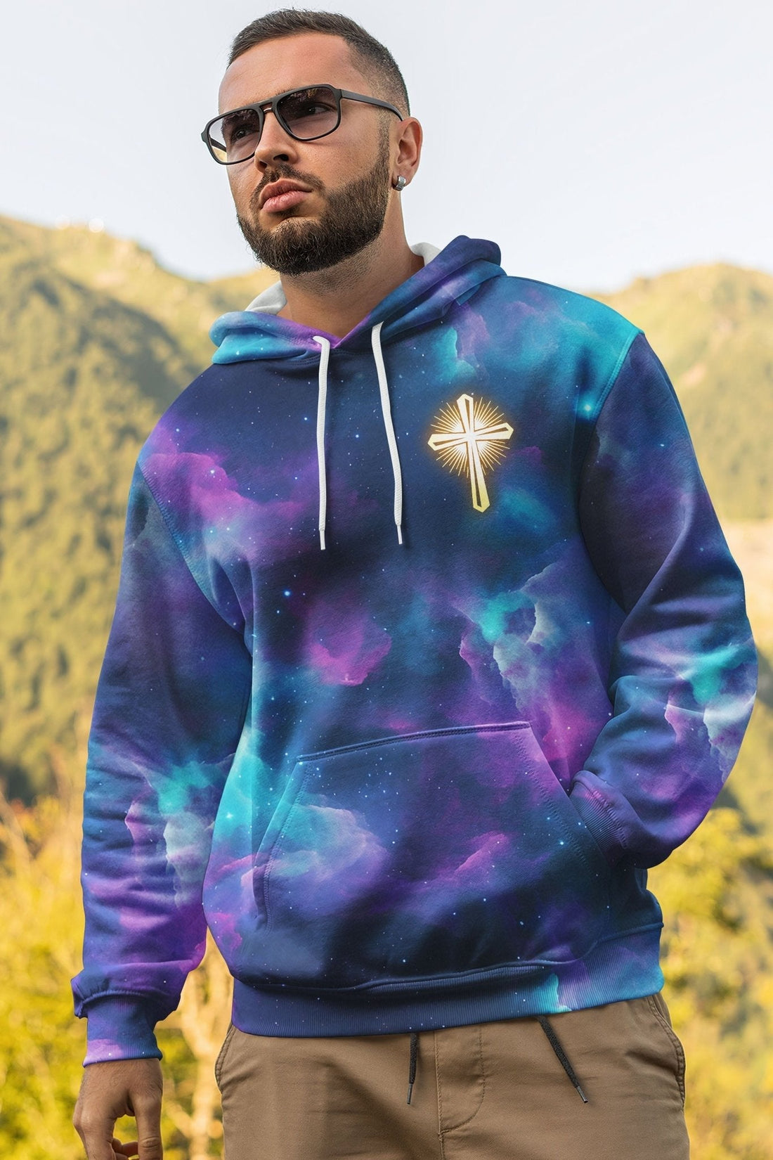 For We Walk By Faith Not By Sight All Over Print Hoodie