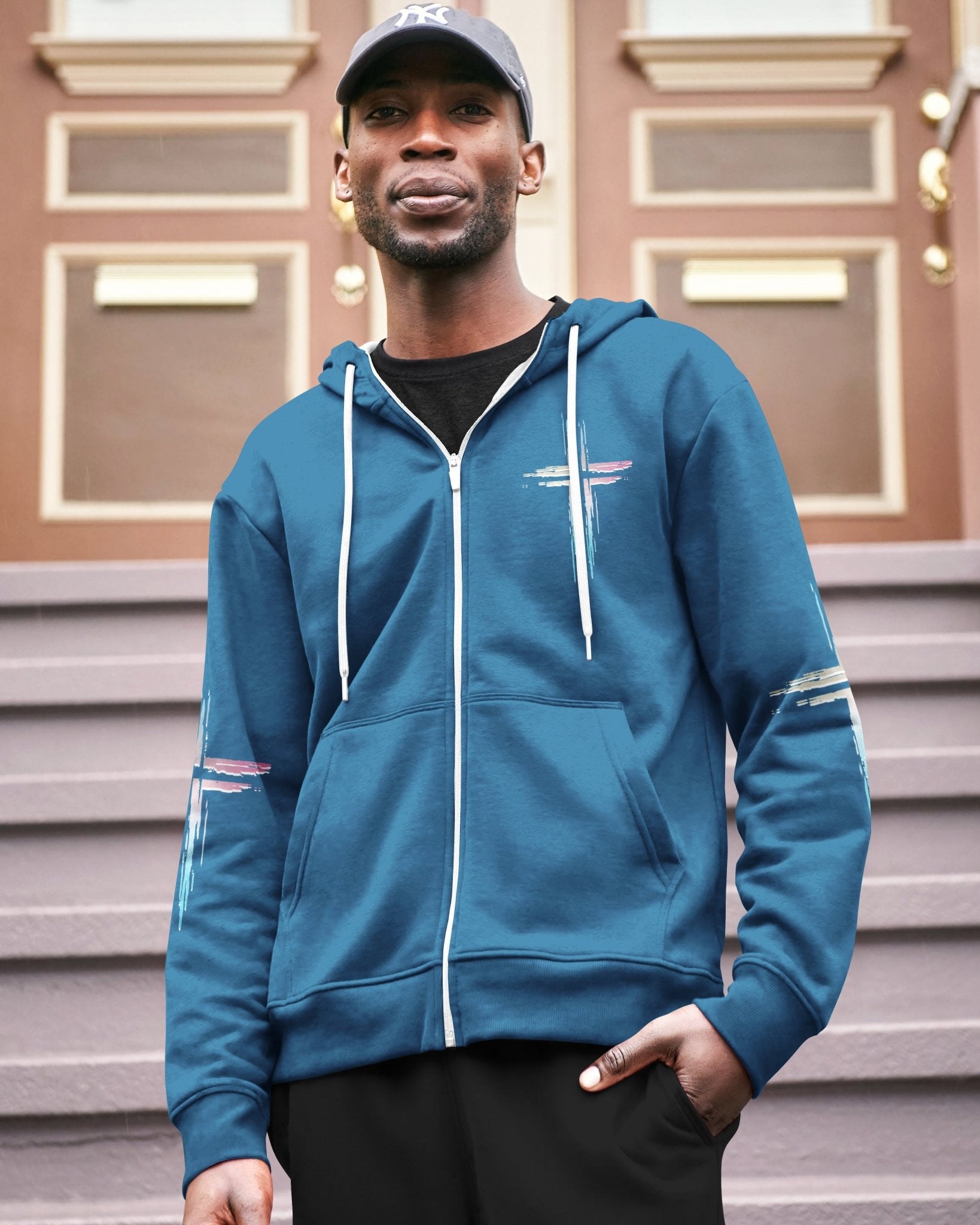 Unchanging In A Changing World All Over Print Zip Hoodie