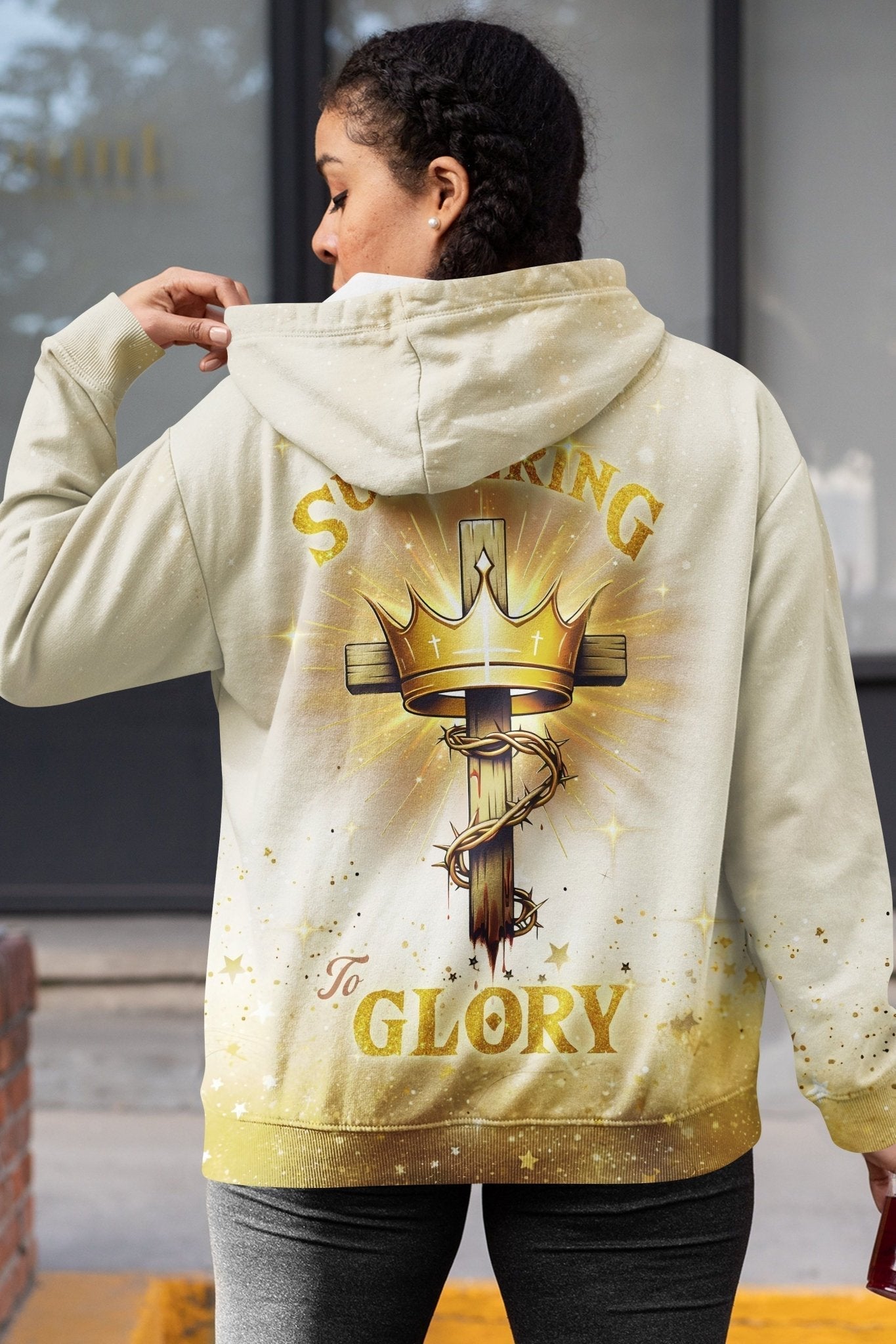 From Suffering To Glory All Over Print Hoodie