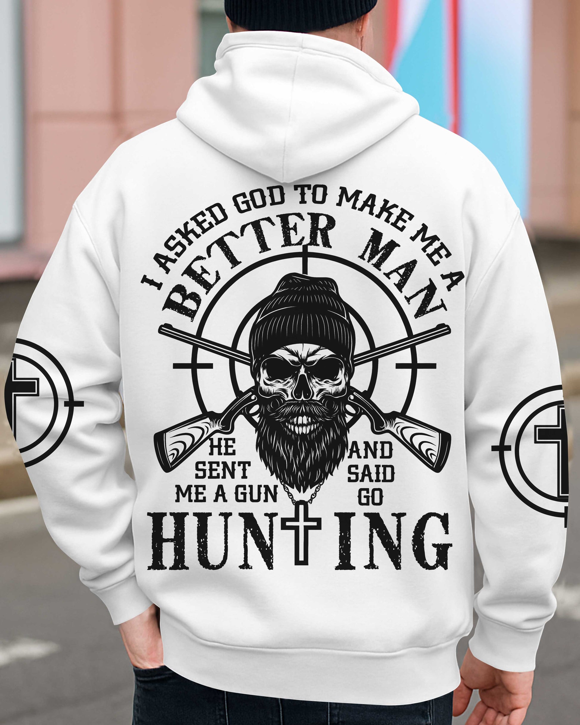 I Asked God To Make Me A Better Man He Sent Me A Gun And Said Go Hunting Shirt