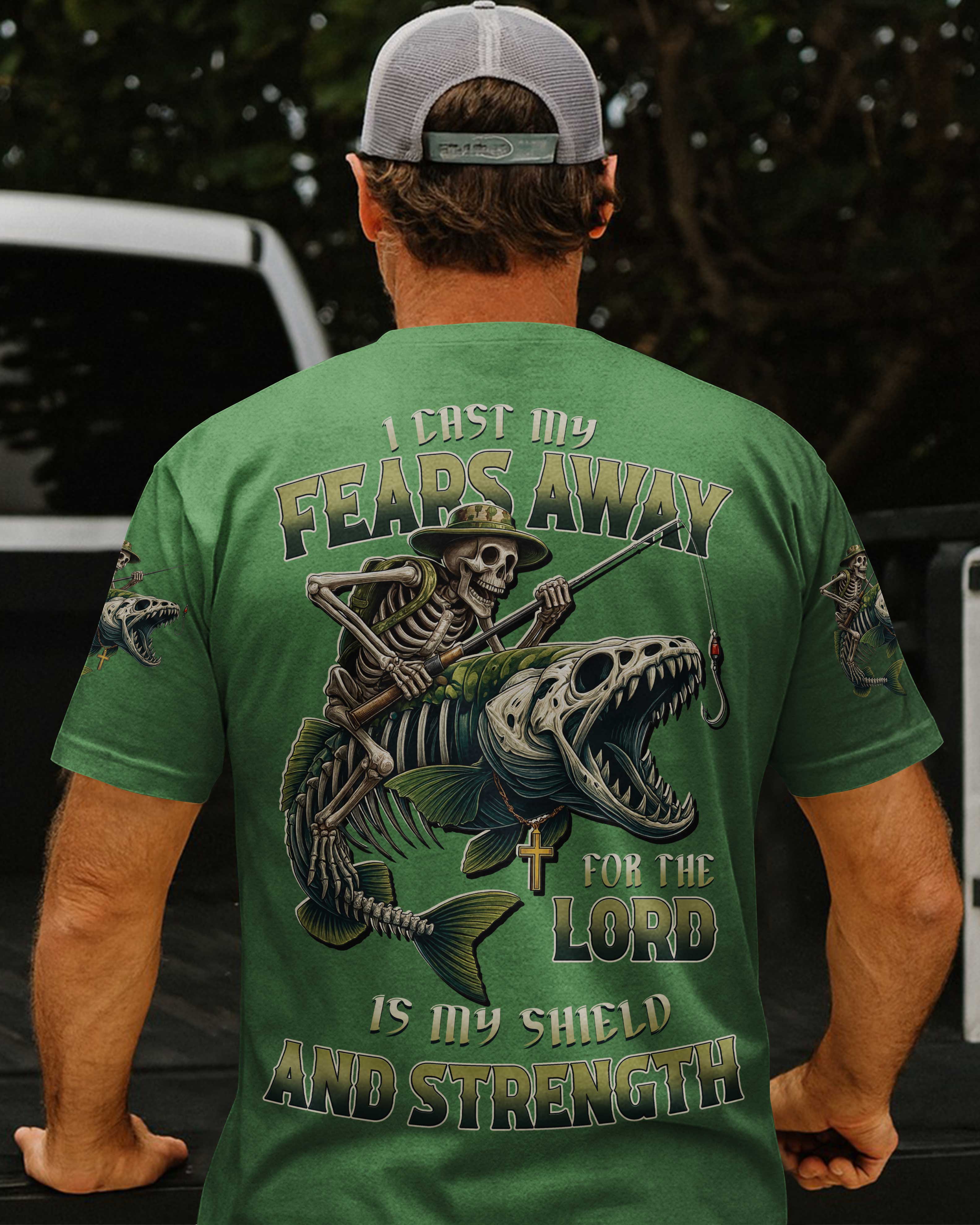 I Cast My Fears Away For The Lord Is My Shield And Strength T-Shirt