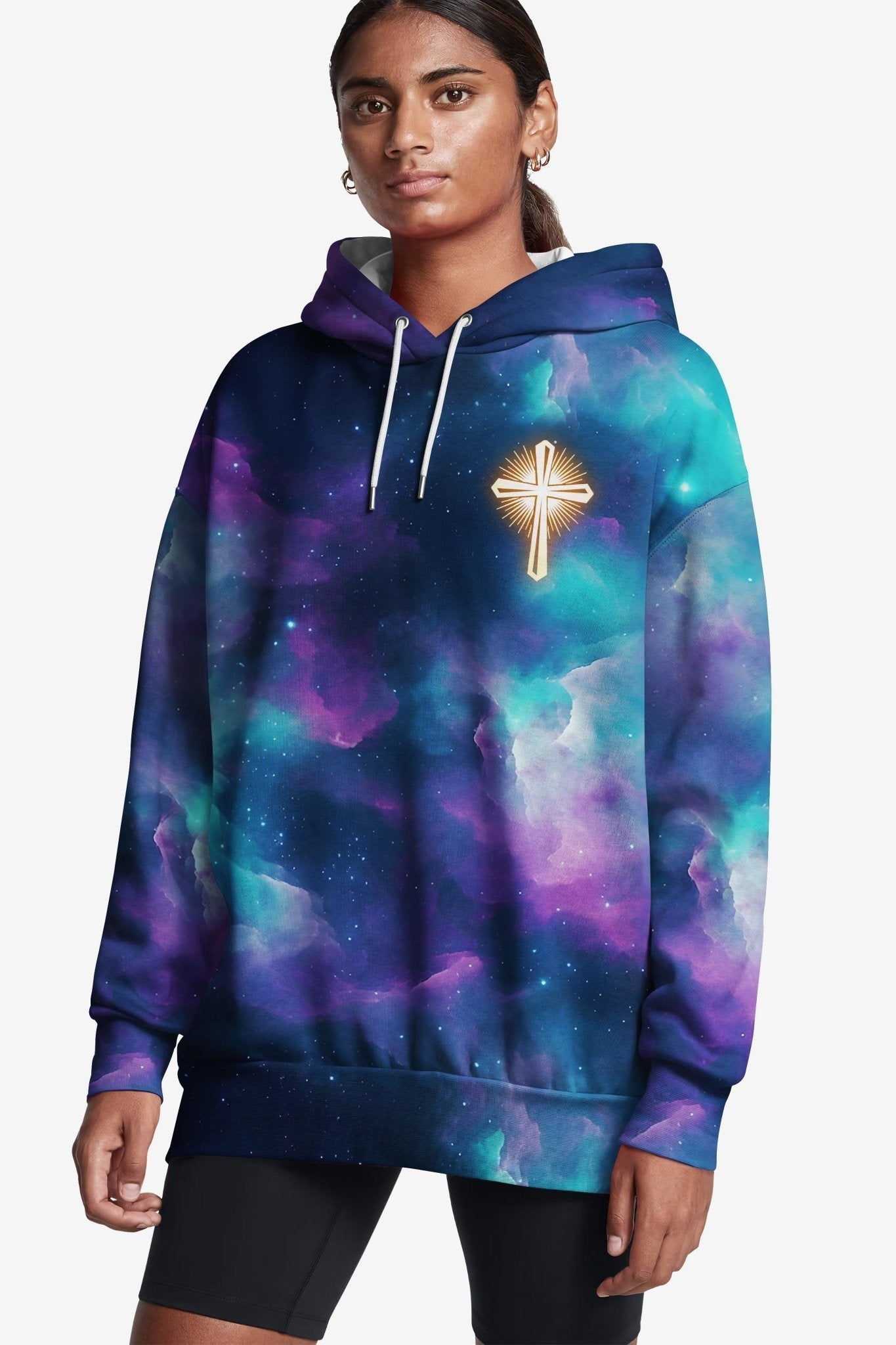 For We Walk By Faith Not By Sight All Over Print Hoodie