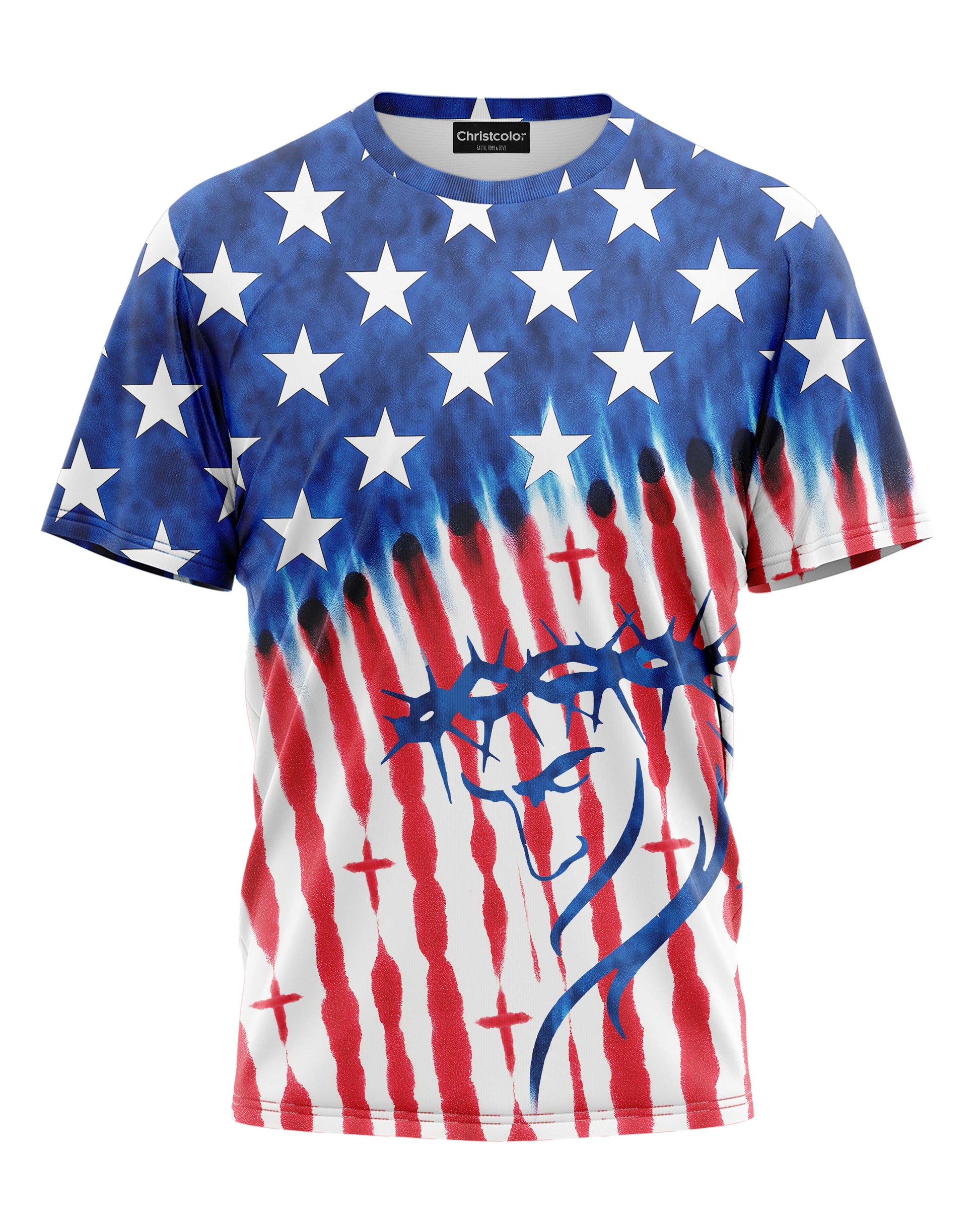 Faith In The Flag All Over Print T-Shirt