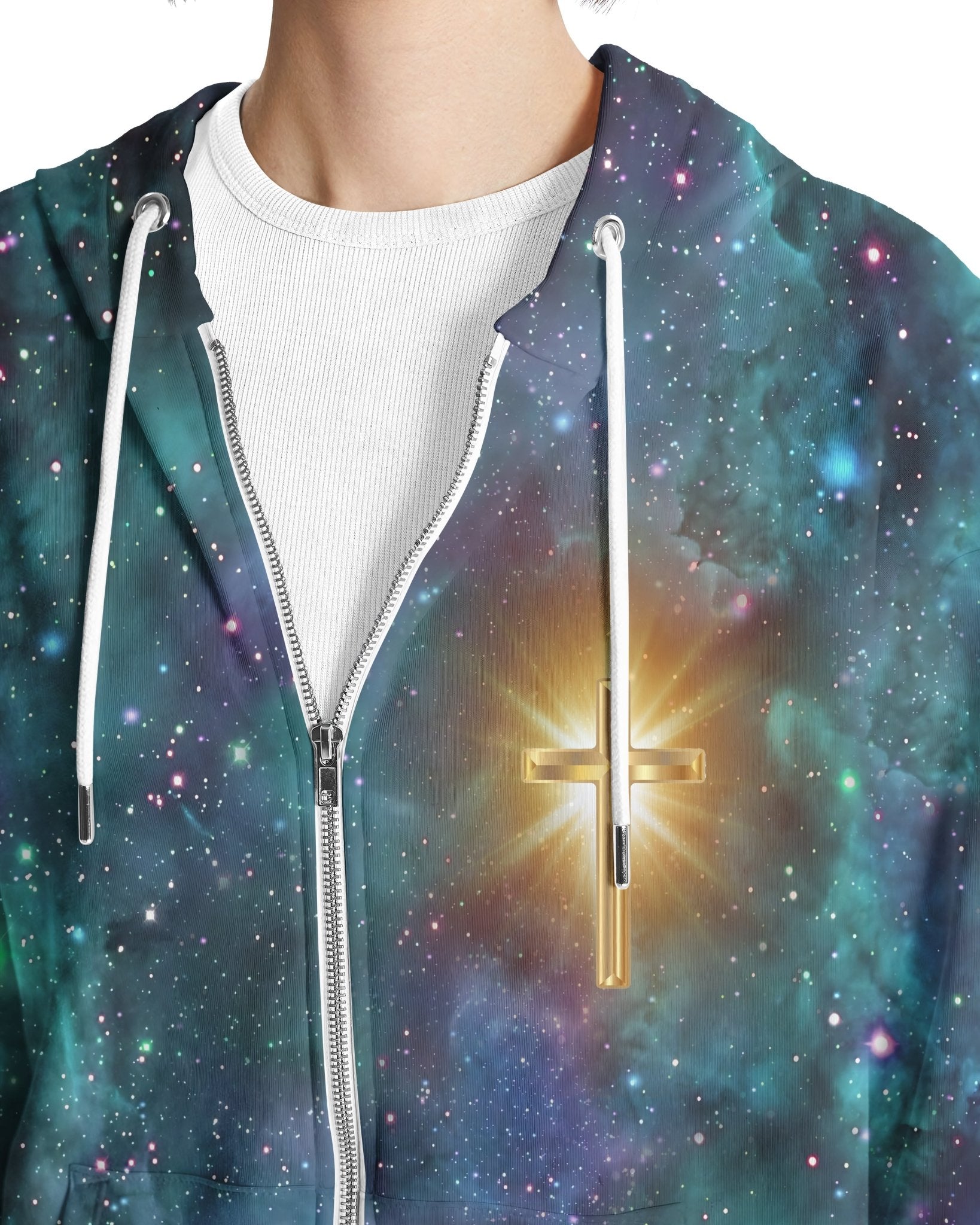 Whoever Drinks The Water I Give Them Will Never Thirst All Over Print Zip Hoodie