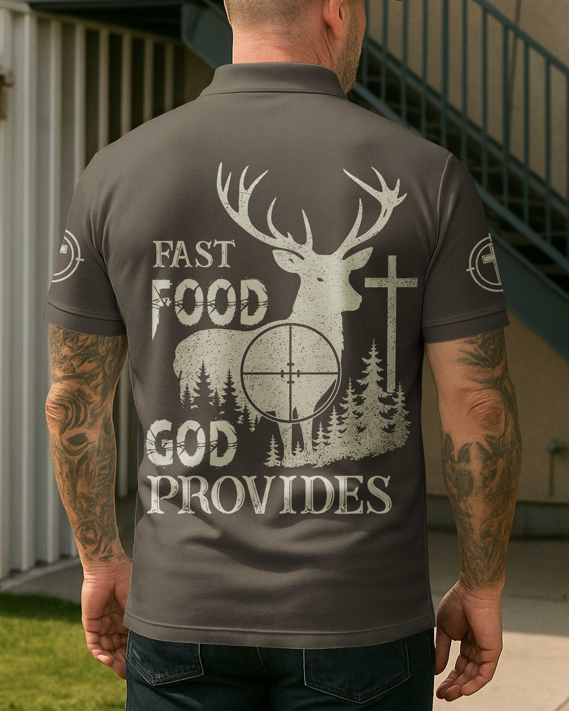 Fast Food God Provides Shirt