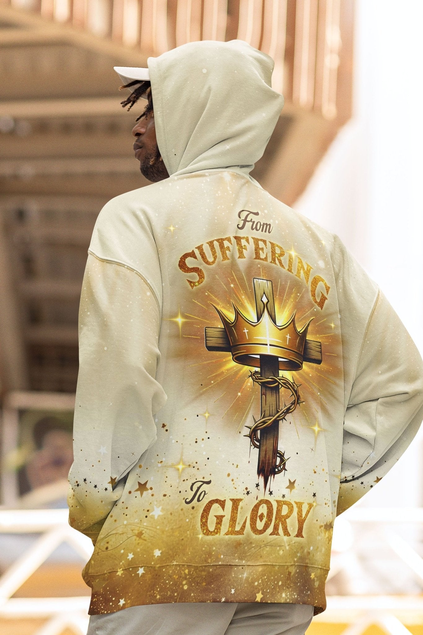 From Suffering To Glory All Over Print Hoodie