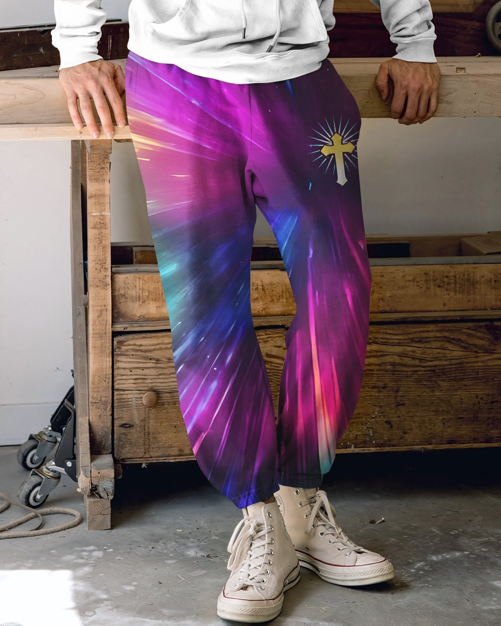 For God So Loved The World All Over Print Jogger Pants