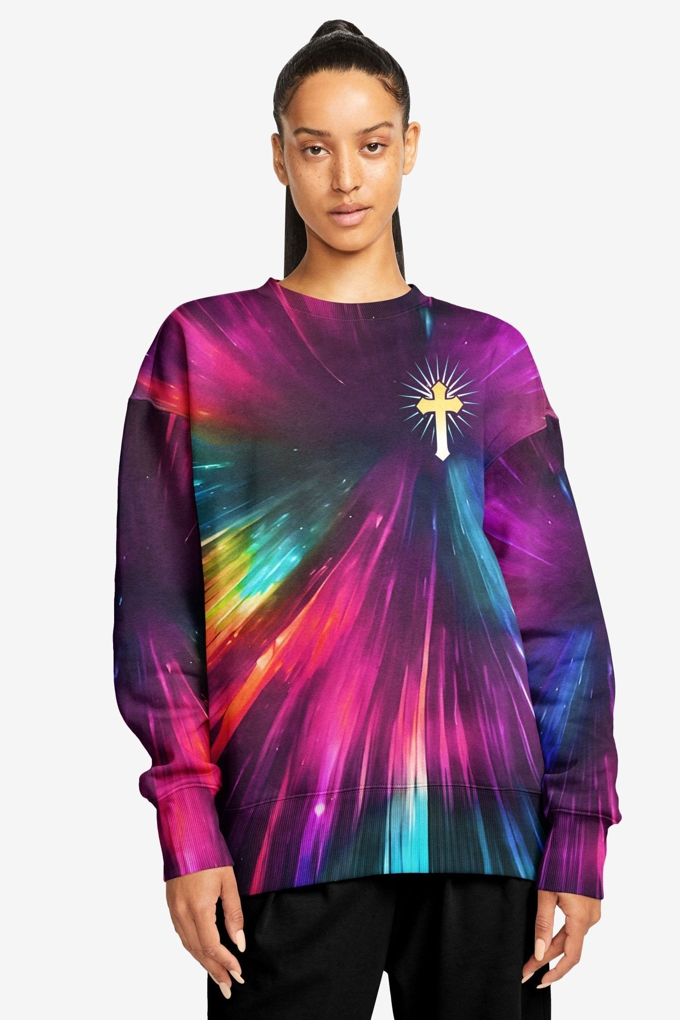 For God So Loved The World All Over Print Sweater