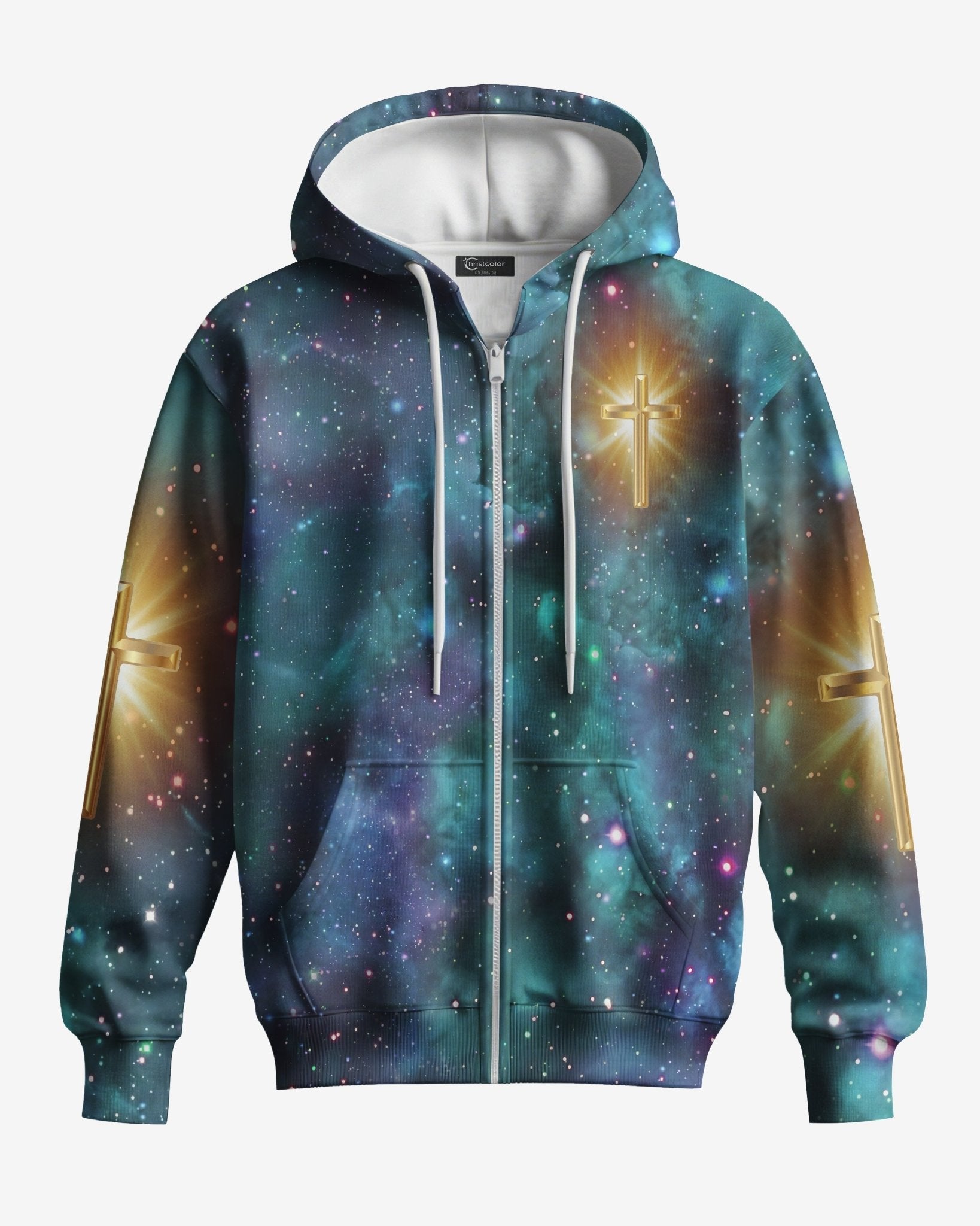 Whoever Drinks The Water I Give Them Will Never Thirst All Over Print Zip Hoodie