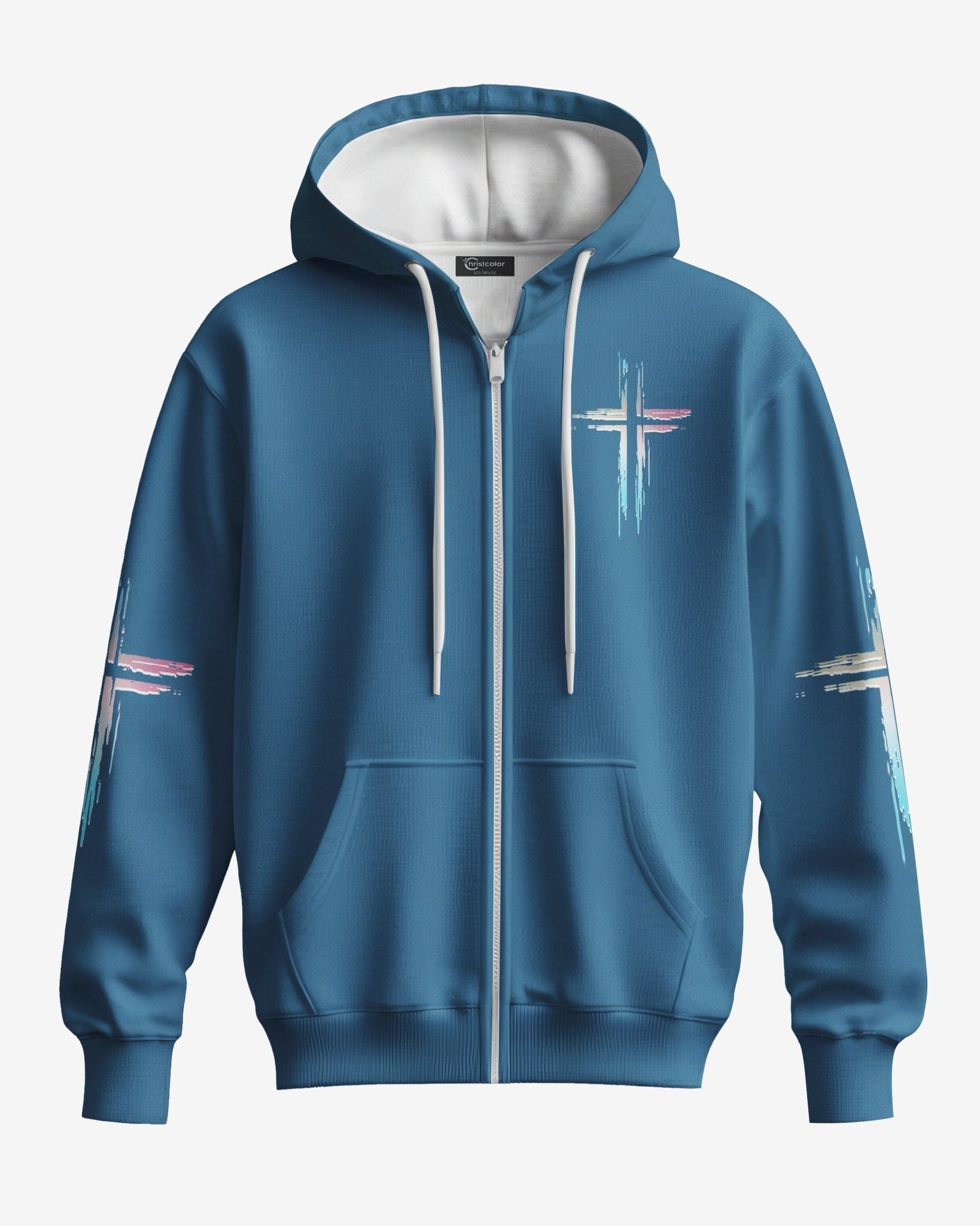 Unchanging In A Changing World All Over Print Zip Hoodie