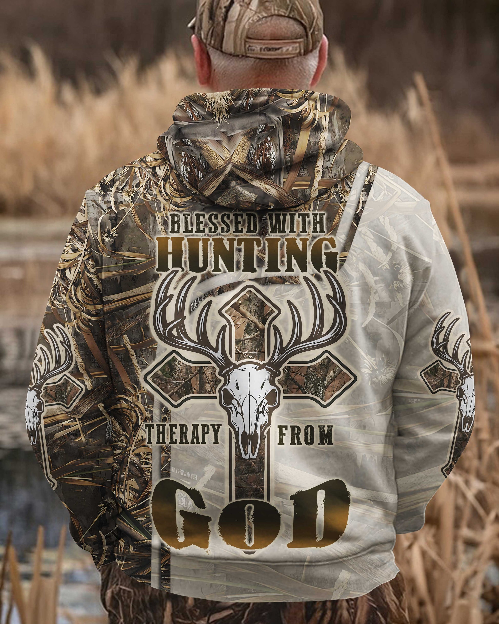 Blessed With Hunting Therapy From God Shirt