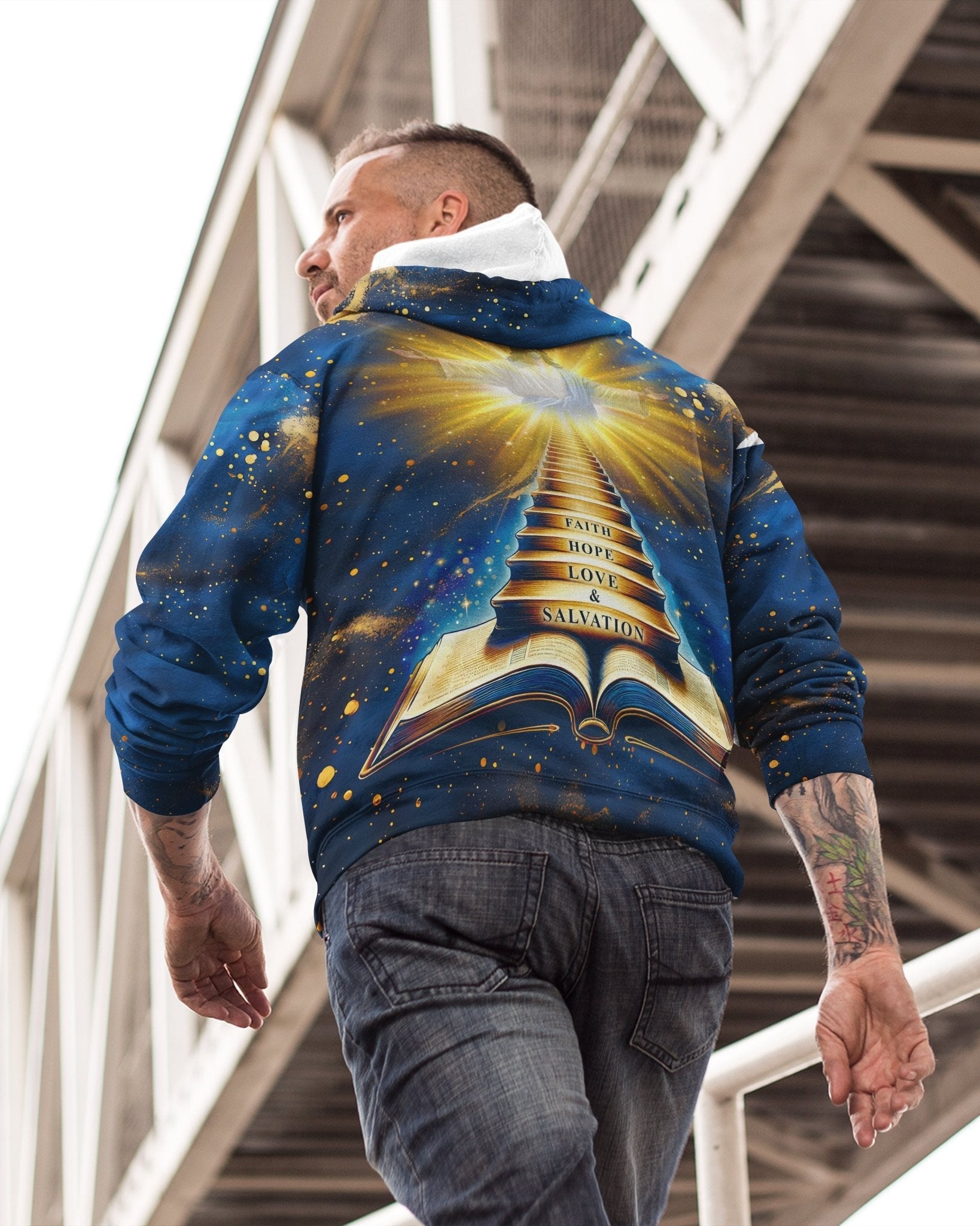 Faith Hope Love & Salvation All Over Print Zip Hoodie