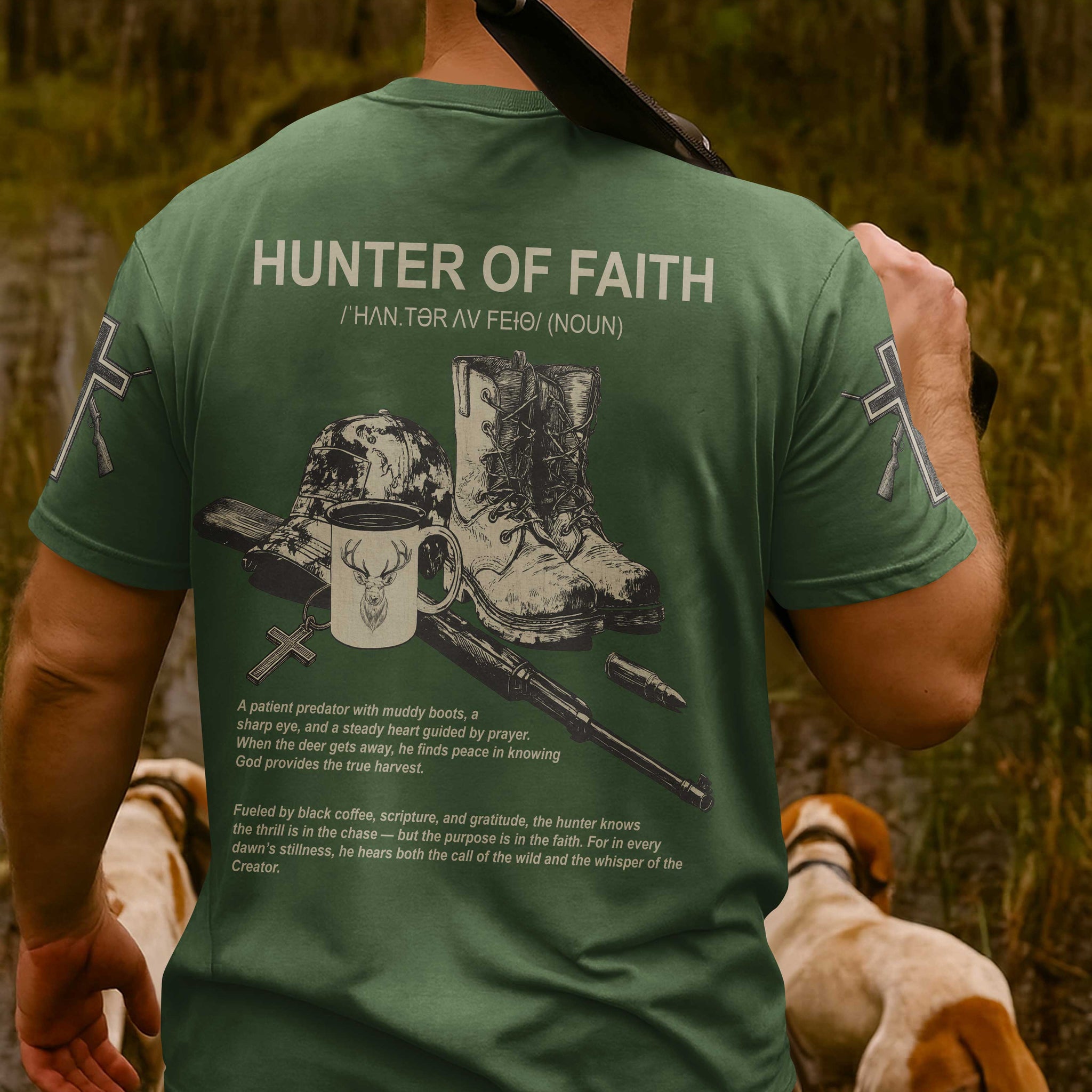 Hunter Of Faith All Over Print T-Shirt