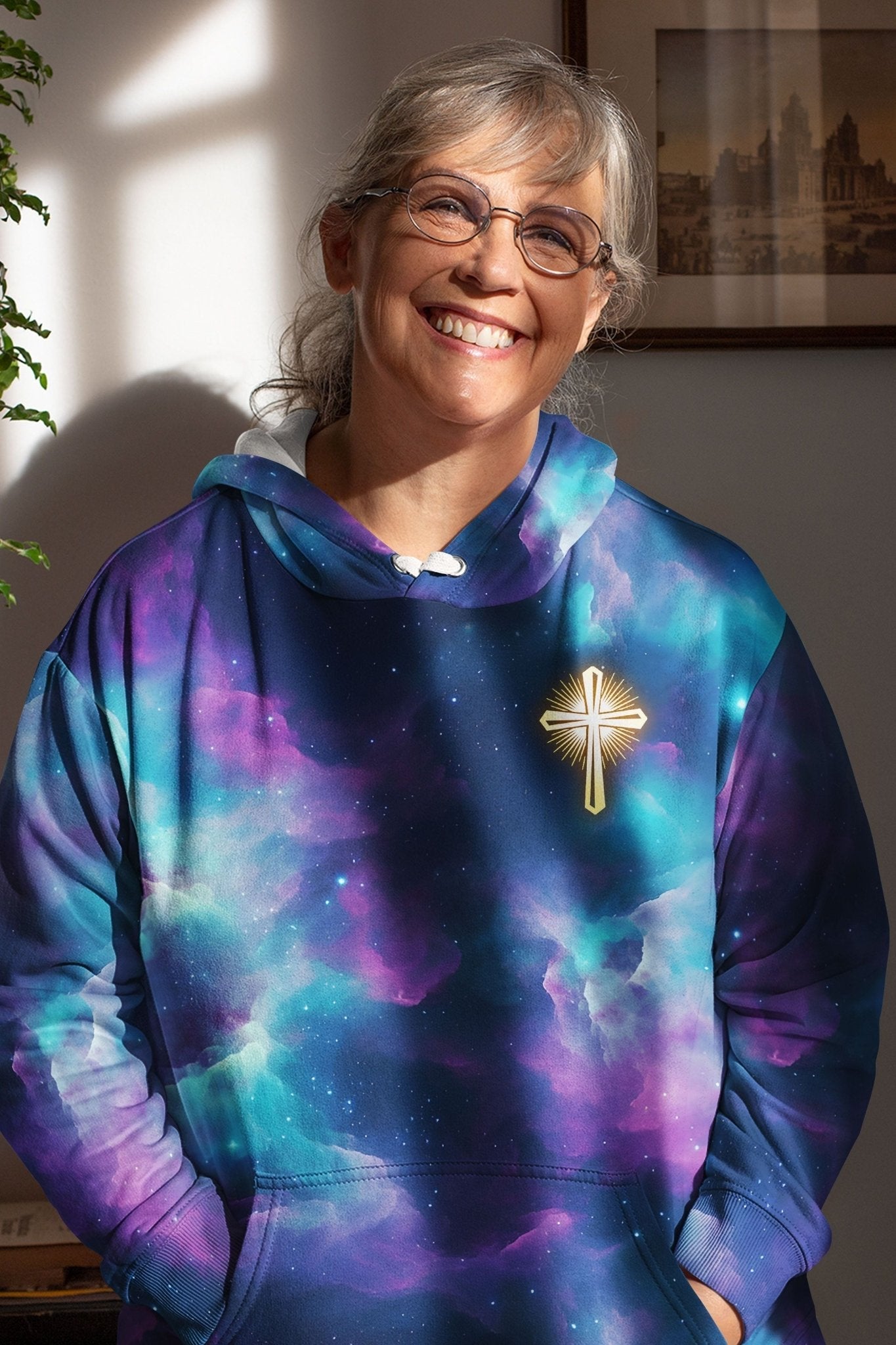 For We Walk By Faith Not By Sight All Over Print Hoodie