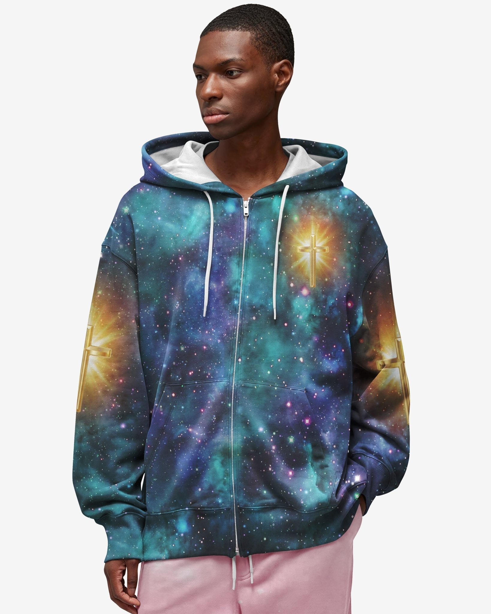 Whoever Drinks The Water I Give Them Will Never Thirst All Over Print Zip Hoodie