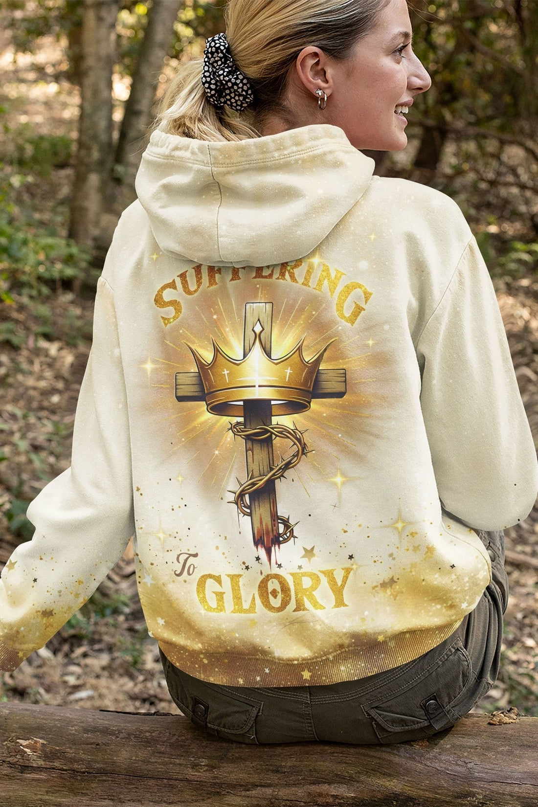 From Suffering To Glory All Over Print Hoodie