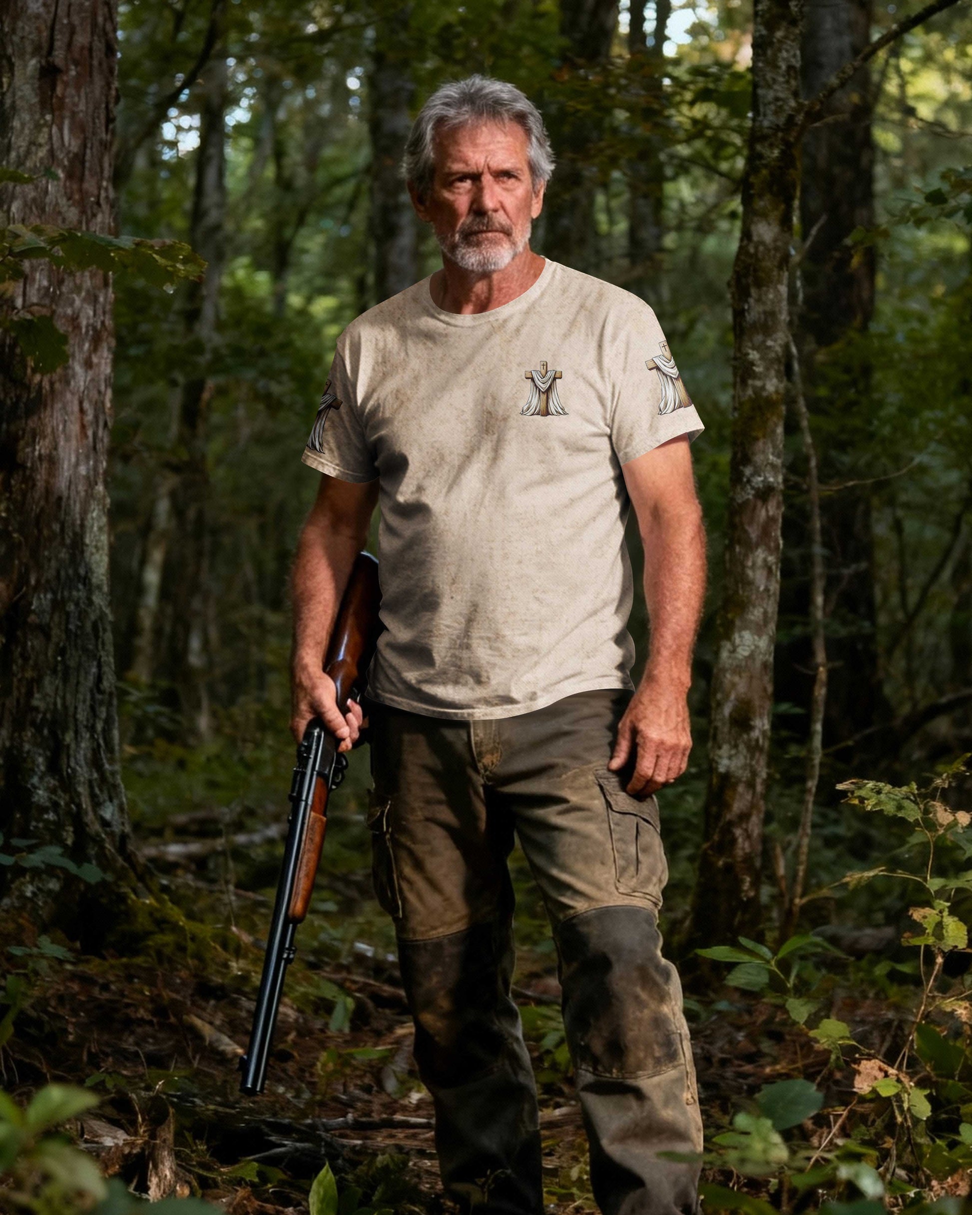 God Created Hunting To Solve Most Of My Problems And Fishing Shirt