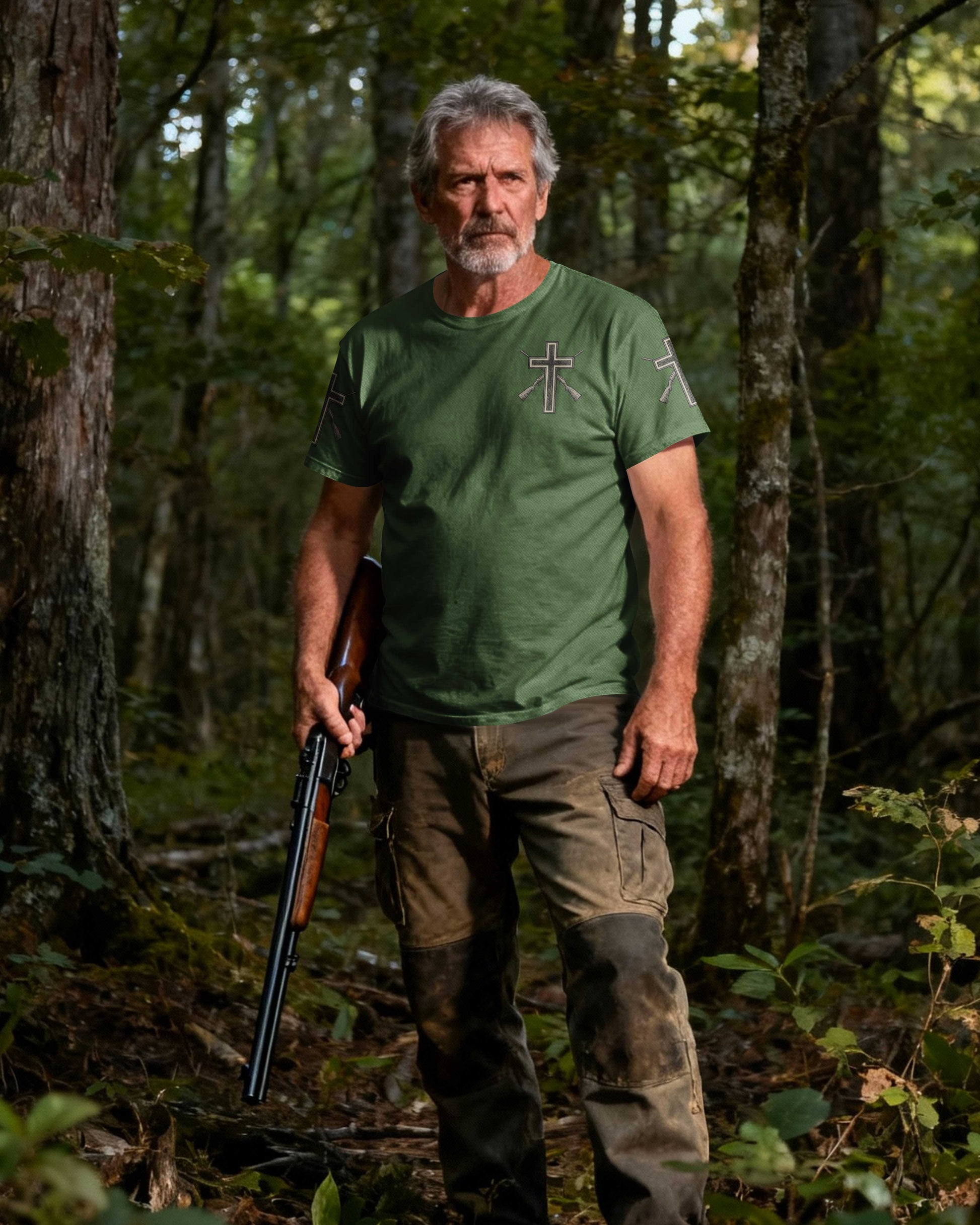 Hunter Of Faith All Over Print T-Shirt